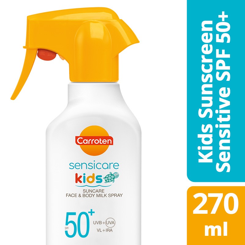 Carroten Kids Spf50 Yüksek Güneş Korumalı Yüz&Vucut Çocuk Güneş Spreyi 270ml