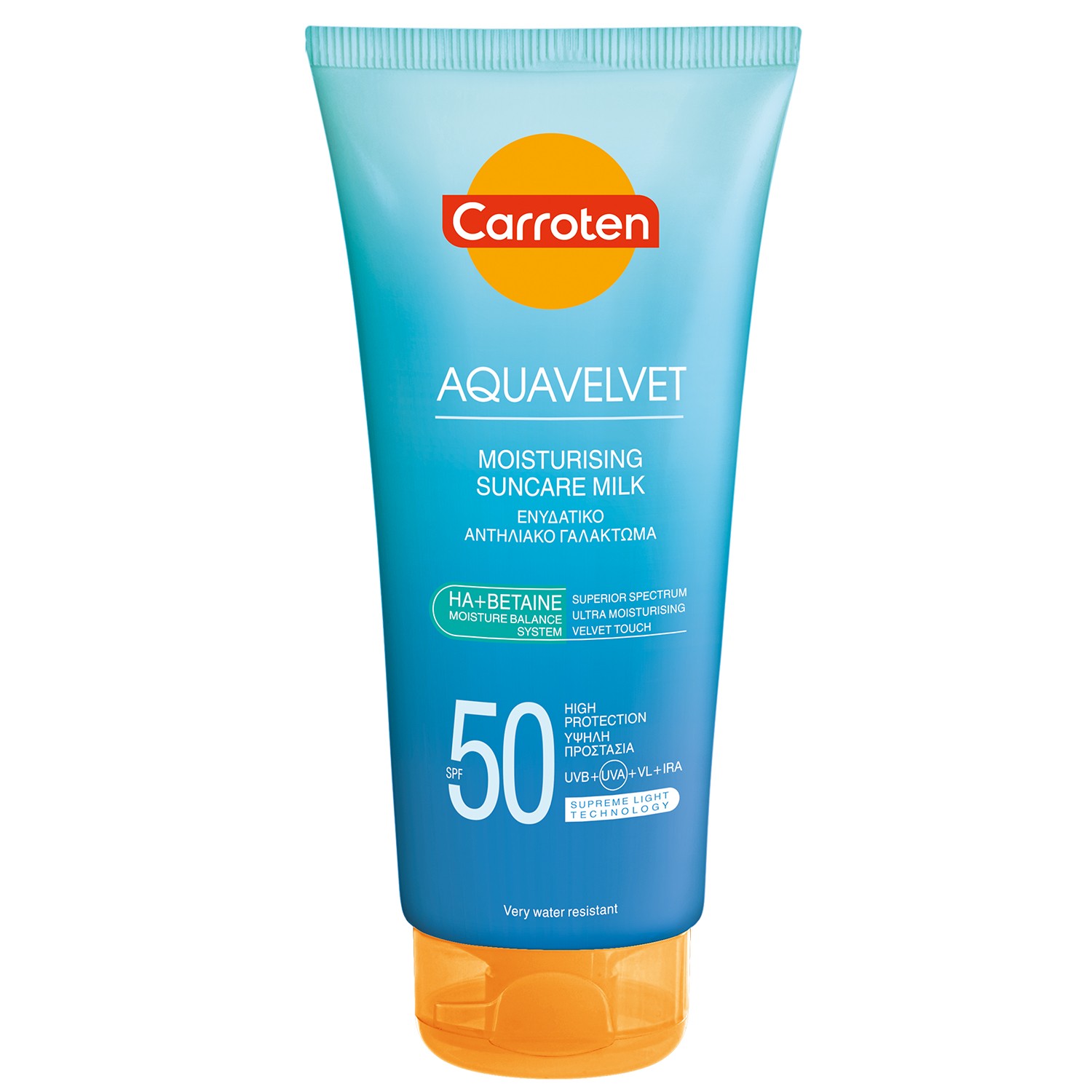 Aquavelvet Spf50 Yüksek Koruyucu Cilt Nemlendirici Güneş Sütü 200ml image