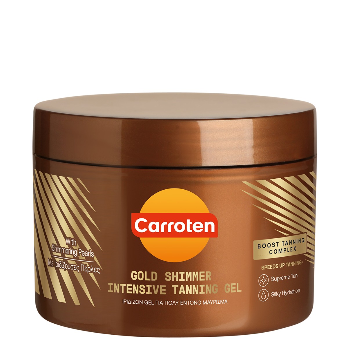 Carroten Gold Shimmer Tanning Spf'siz Altın Işıltılı Bronzlaştırıcı Güneş Jeli 150ml image