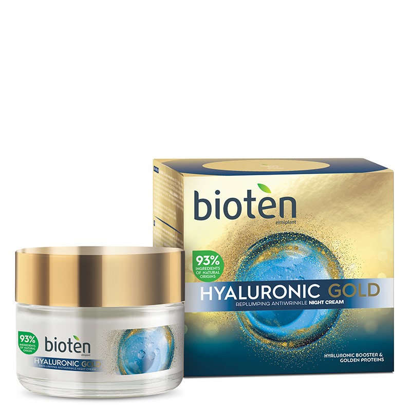 Bioten Hyaluronic Gold Kırışıklık Karşıtı Gece Kremi 50 ml