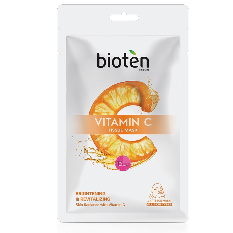 Bioten Vitamin C Aydınlatıcı&Yaşlanma Karşıtı Kağıt Maske 20ml image