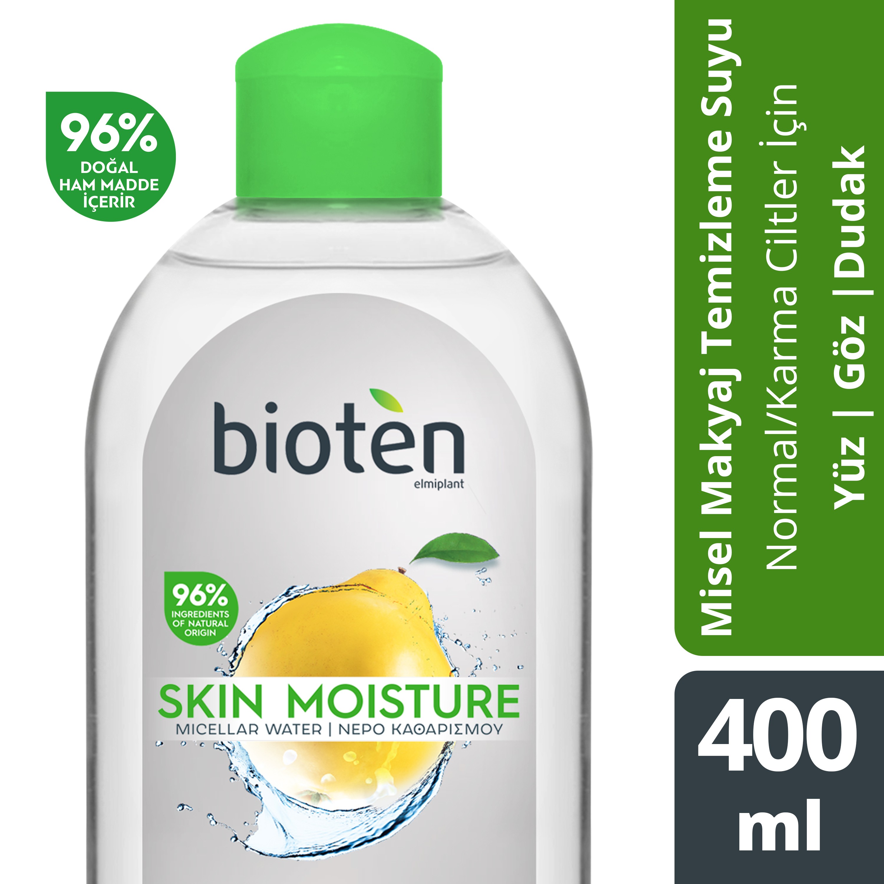 Bioten Skin Moisture Makyaj Temizleme Micellar Suyu Yüz, Göz Ve Dudaklar Için Normal/karma Ciltler 400 ml