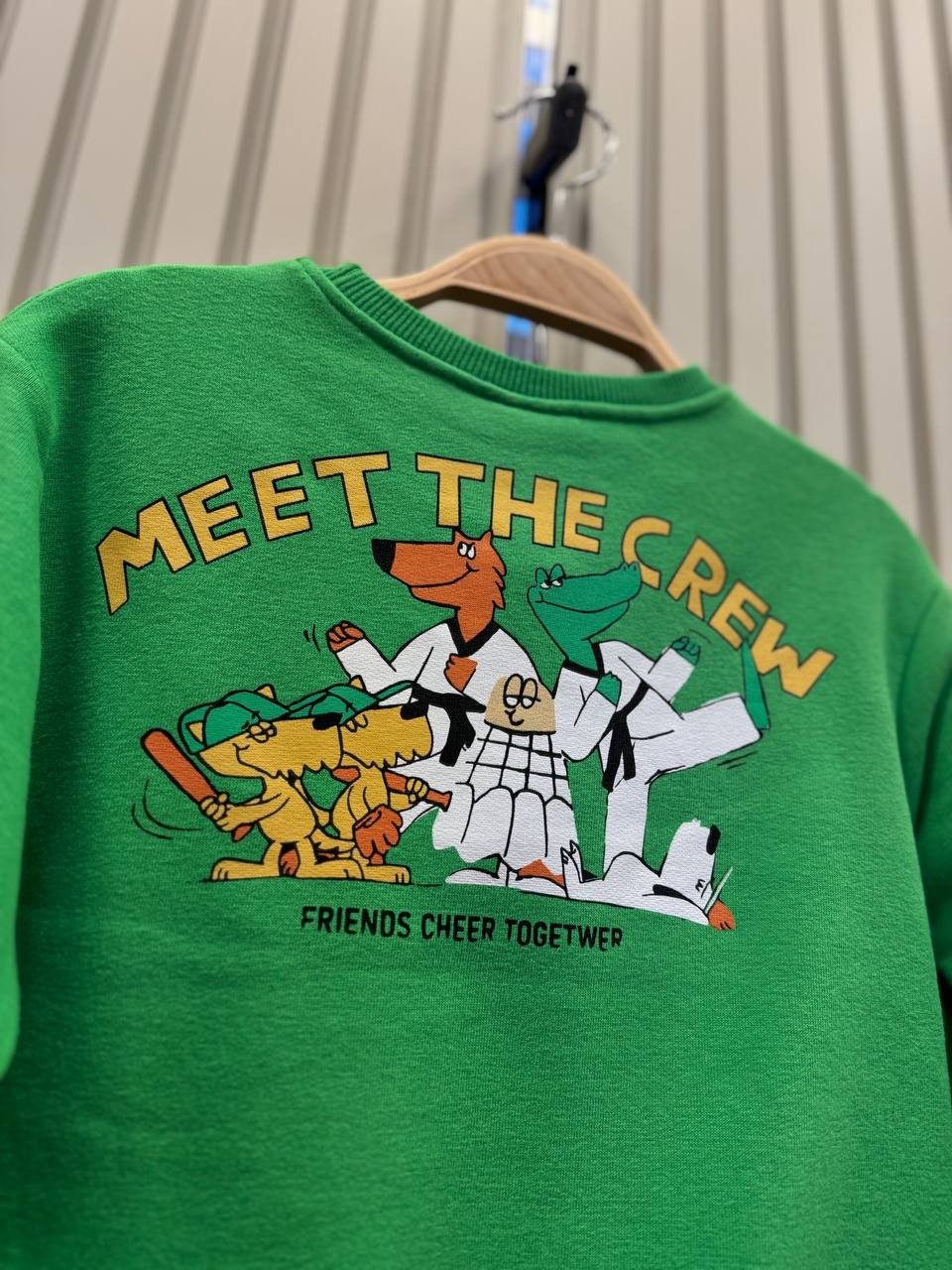 MEET THE CREW Baskılı Sweatshirt Alt 2'li Takım