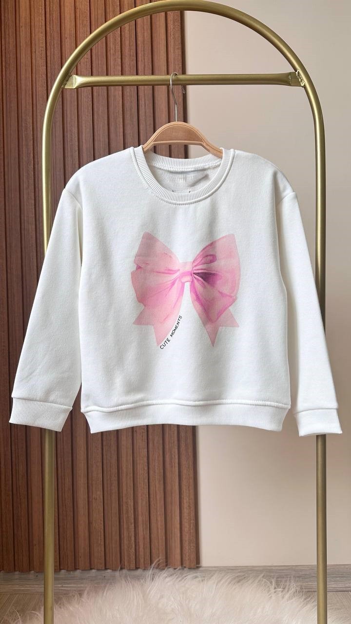 Fiyonk Baskılı Sweatshirt