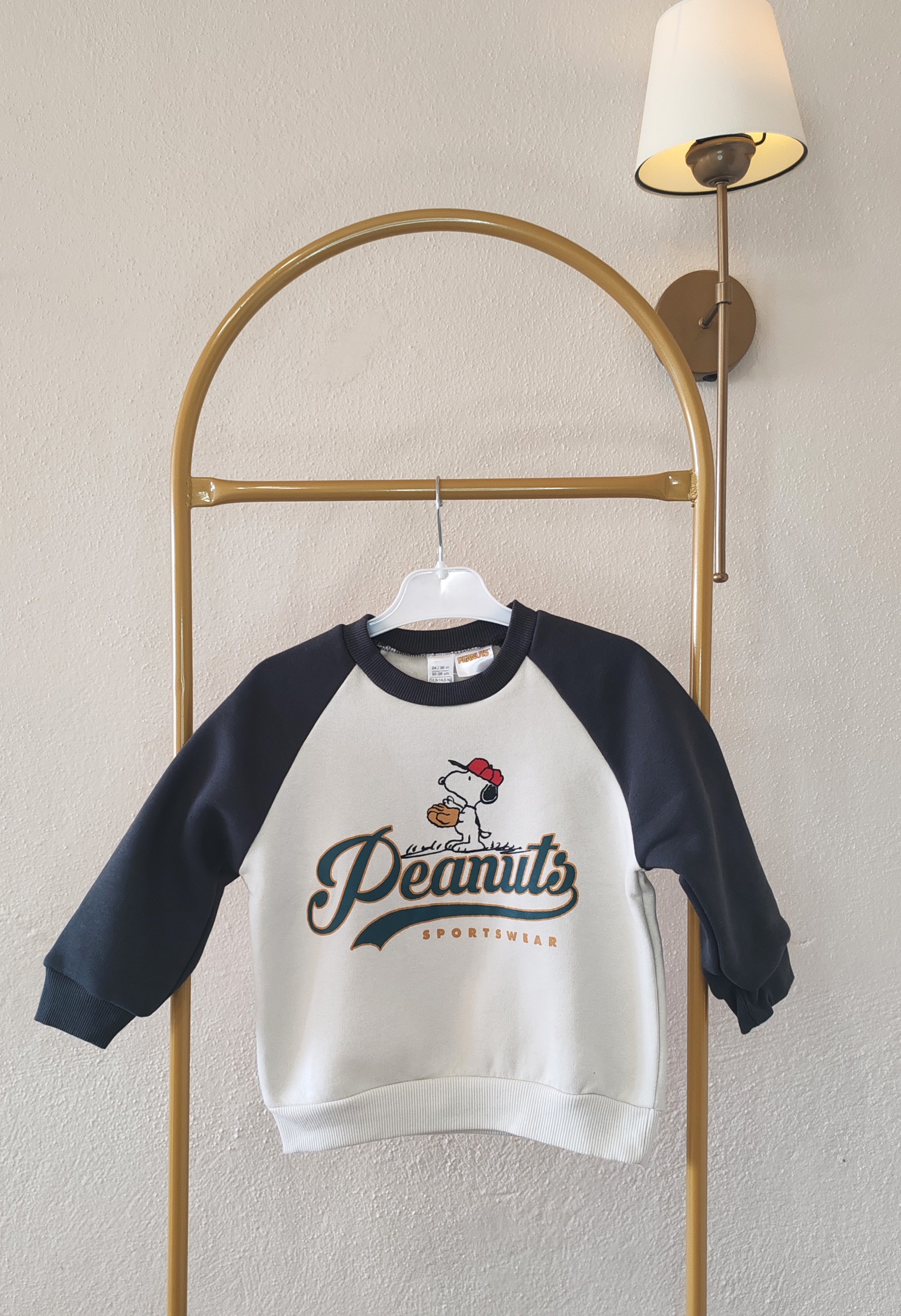 Şardonlu Snoopy Baskılı Sweatshirt