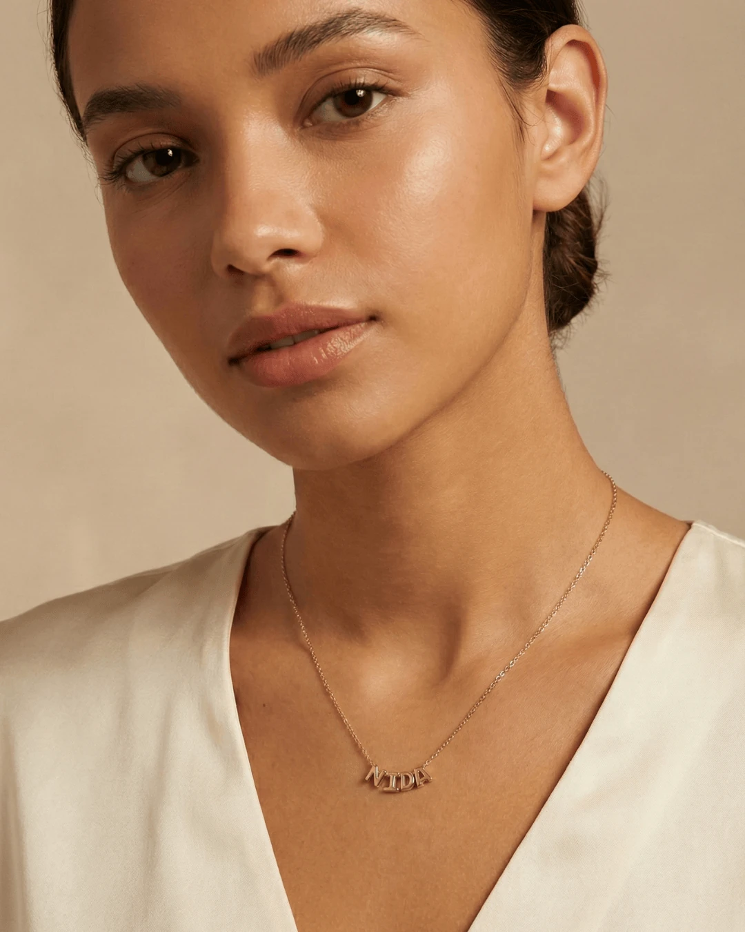 925 Gümüş | Balon Harf İsim Kolye