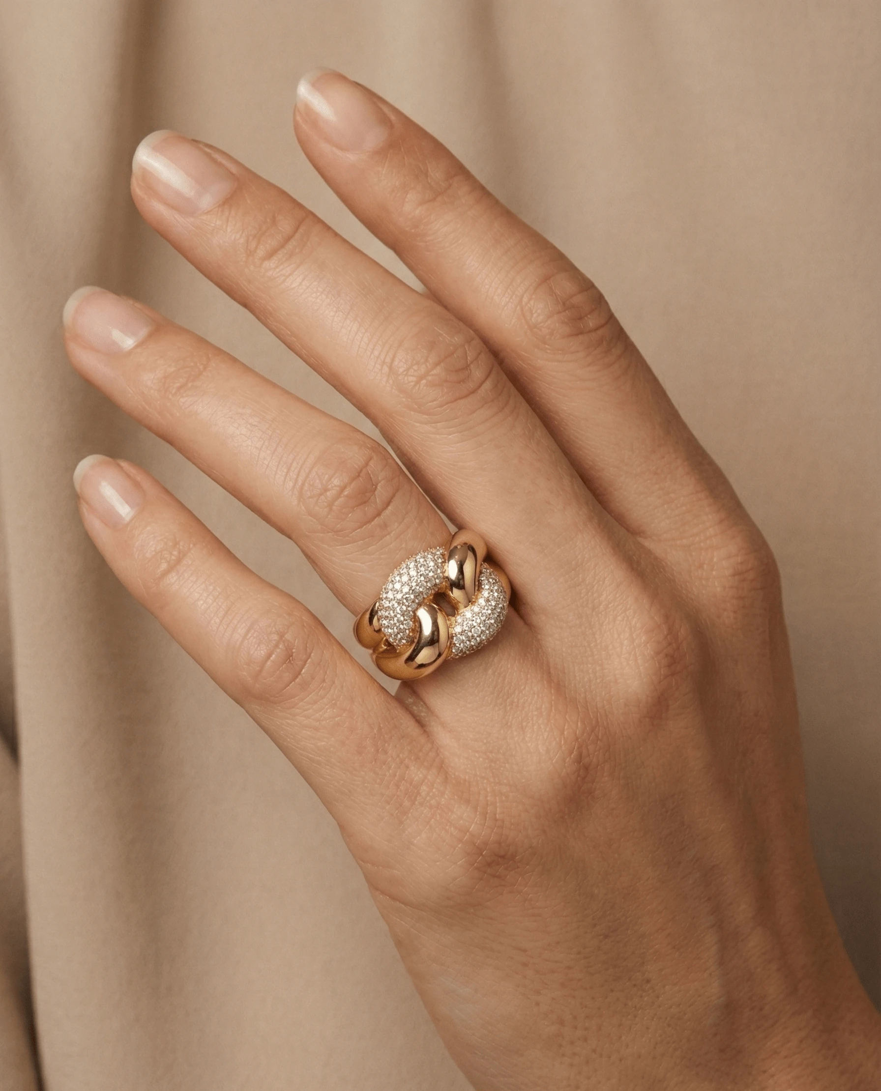 925 Gümüş | Sparkle Link Yüzük