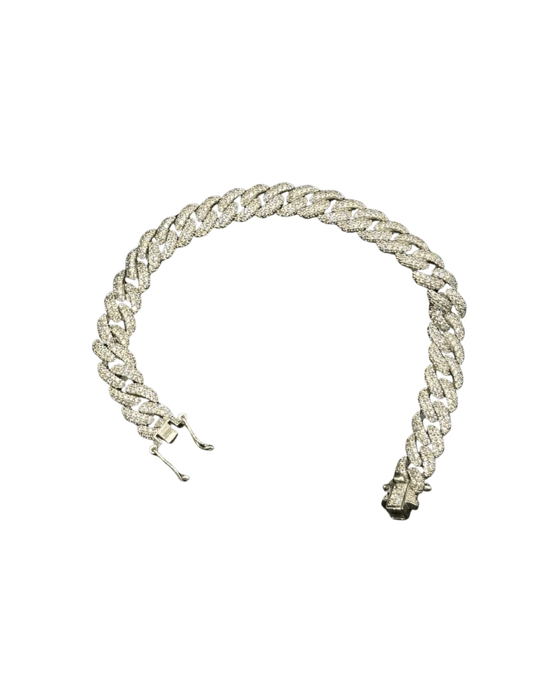 925 Gümüş | Kalın Unisex Taşlı Gurmet Bileklik