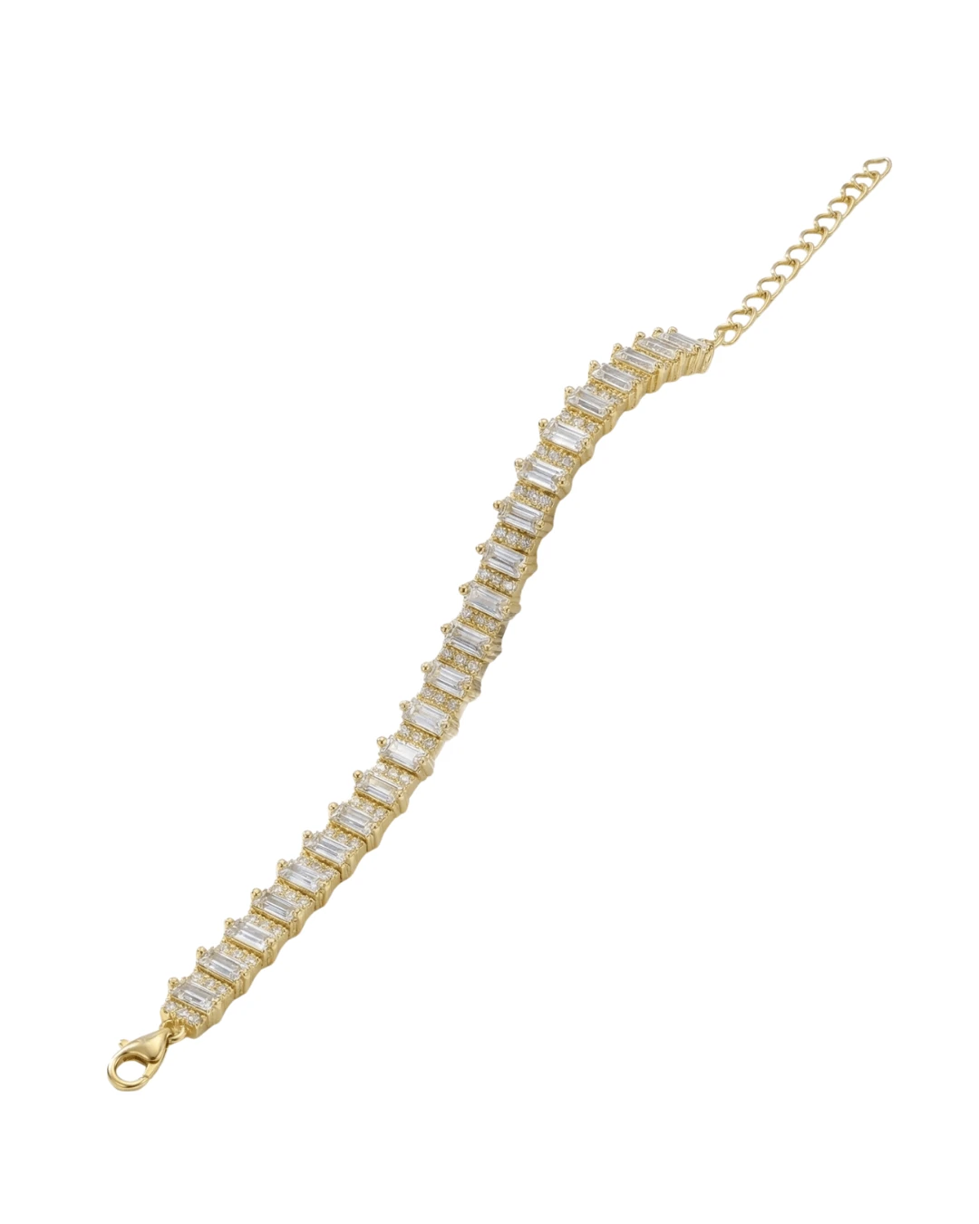 925 Gümüş | Baget Şeritli Bileklik