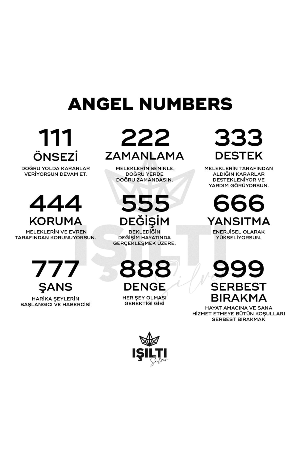 925 Gümüş | 14k Altın Kaplama Melek Sayıları 666 Gümüş Kolye