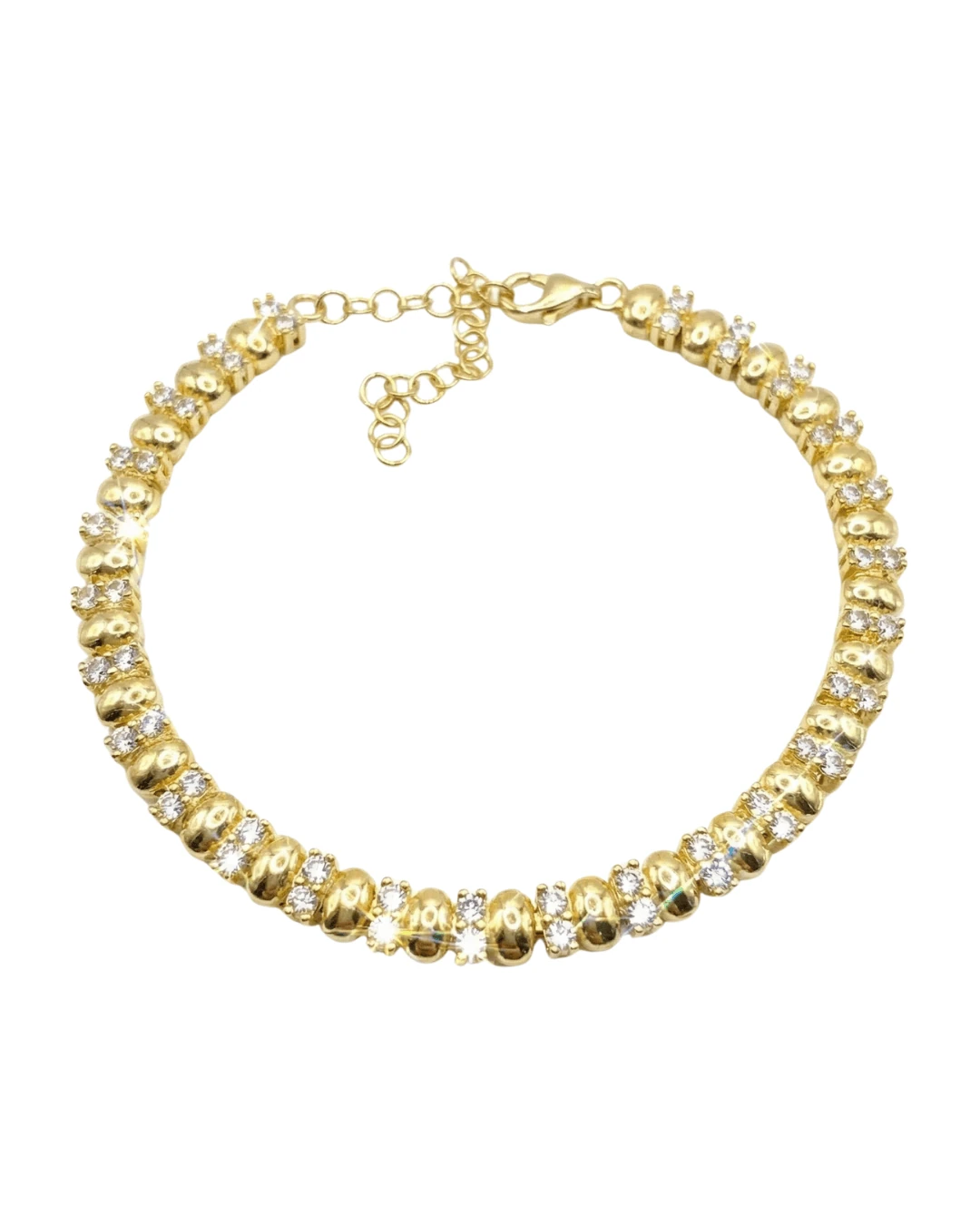 925 Gümüş | Işıltı Damlası Bileklik