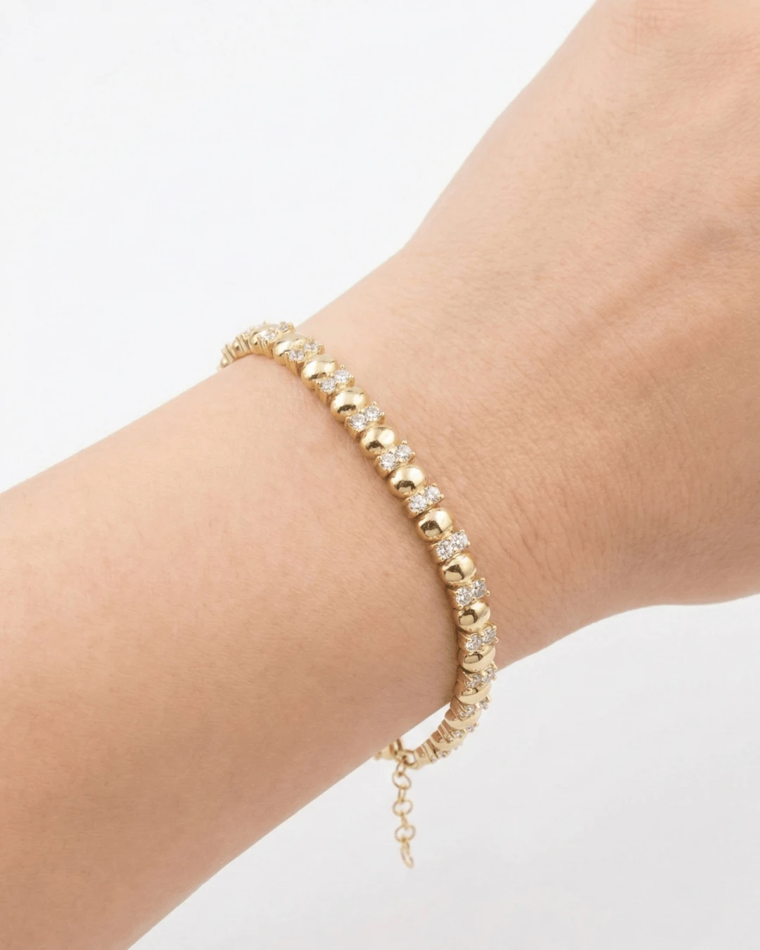 925 Gümüş | Işıltı Damlası Bileklik