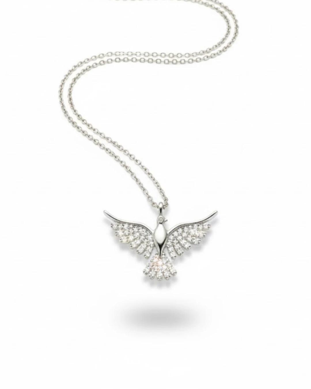 925 Gümüş | Minimal Anka Kolye 