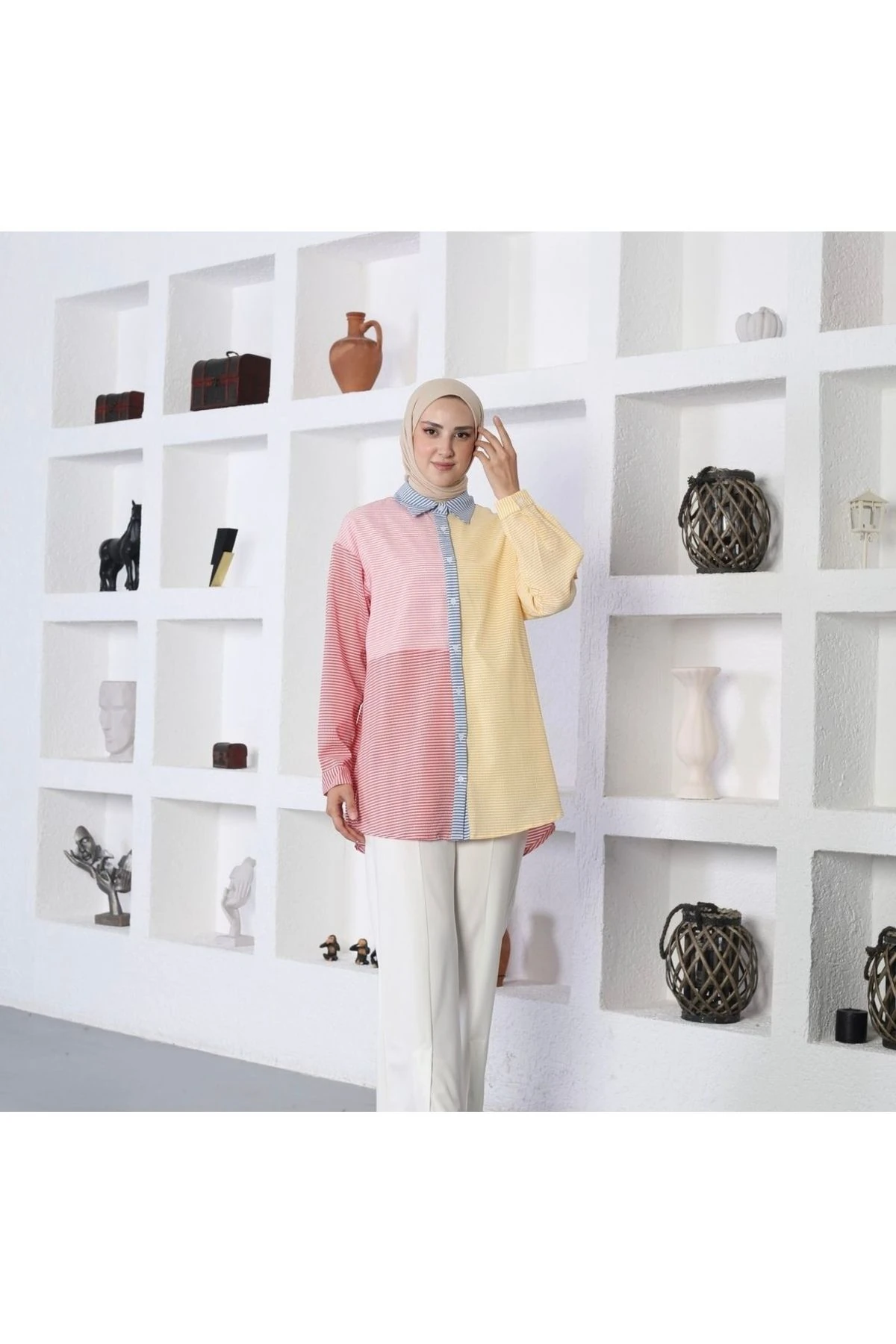 ÇOK RENKLİ GÖMLEK