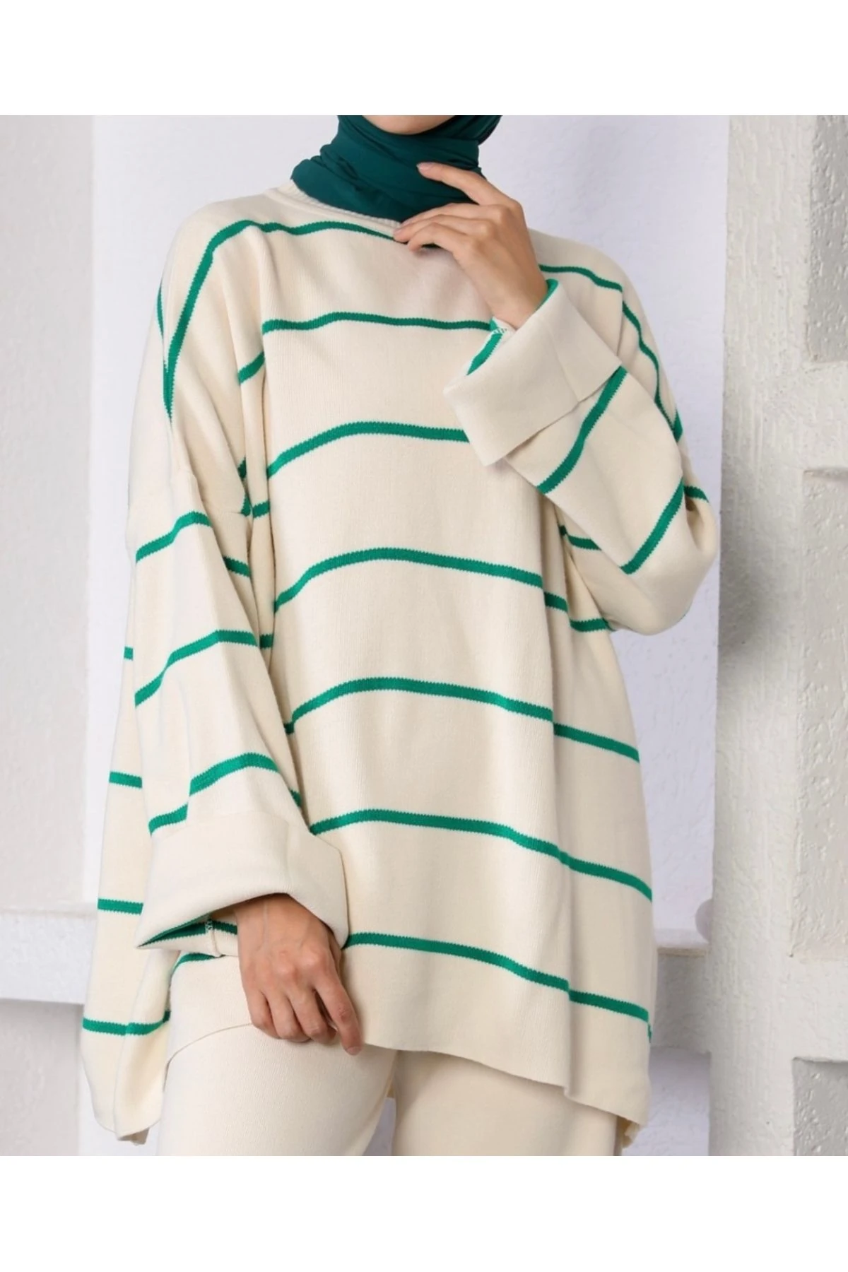 Yeşil Çizgili Kazak