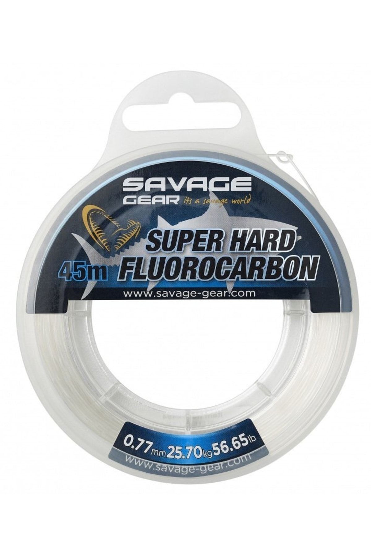 Super Hard Fluorocarbon 45 M 0.77 Mm 25.70 Kg 56.65 Lb Clear