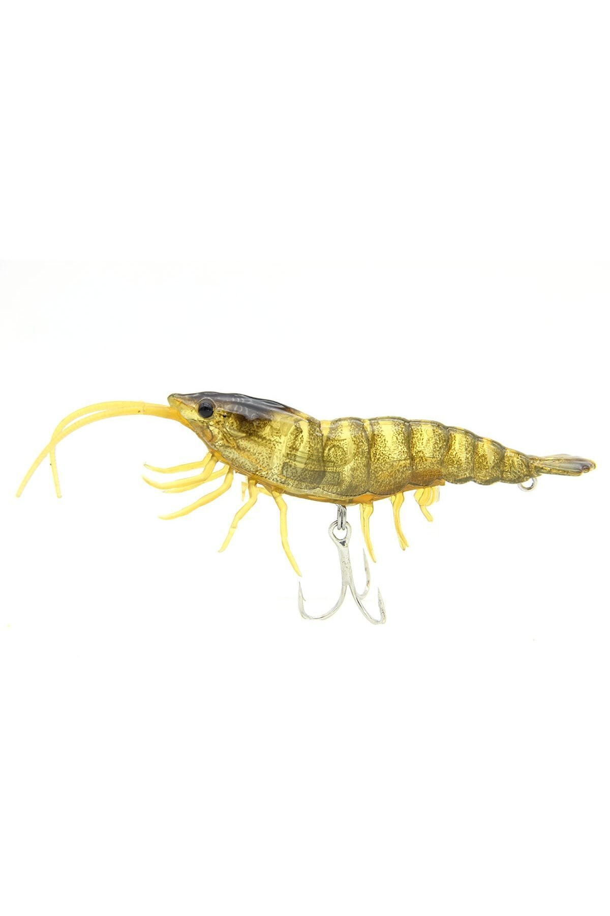 3d Hybrid Shrimp 10cm 17g Silikon Karides Suni Yem Olive Green Egg