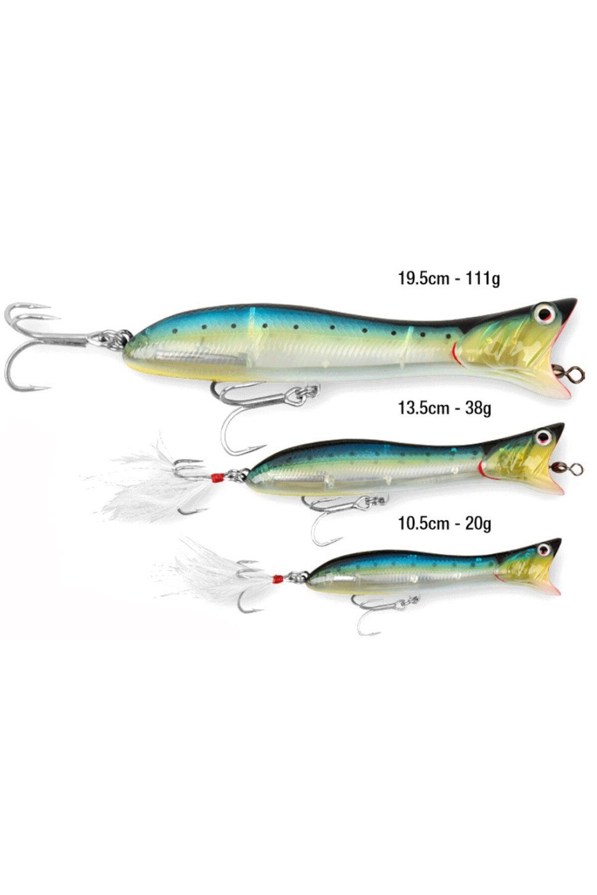Panıc Popper 10.5 Cm 22 gr Suni Yem 06-olive Flash