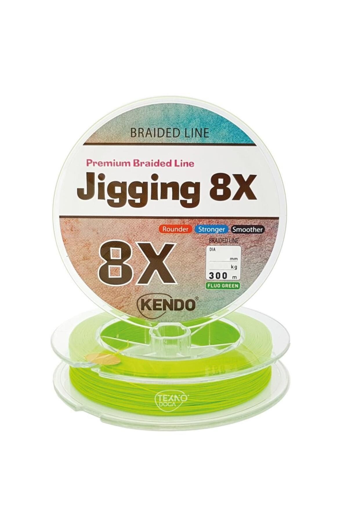 Jigging 8x Flash ( Fluo Green ) Örgü Ip Olta Misinası 300mt 0.28 Mm