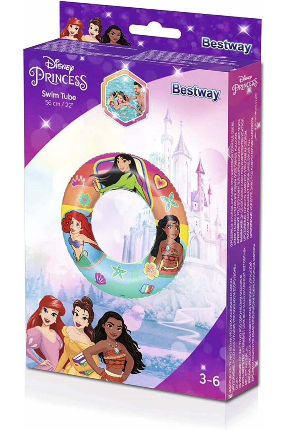 Disney Princess Yüzme Simidi, Çap 56 cm / 3-6 Yaş