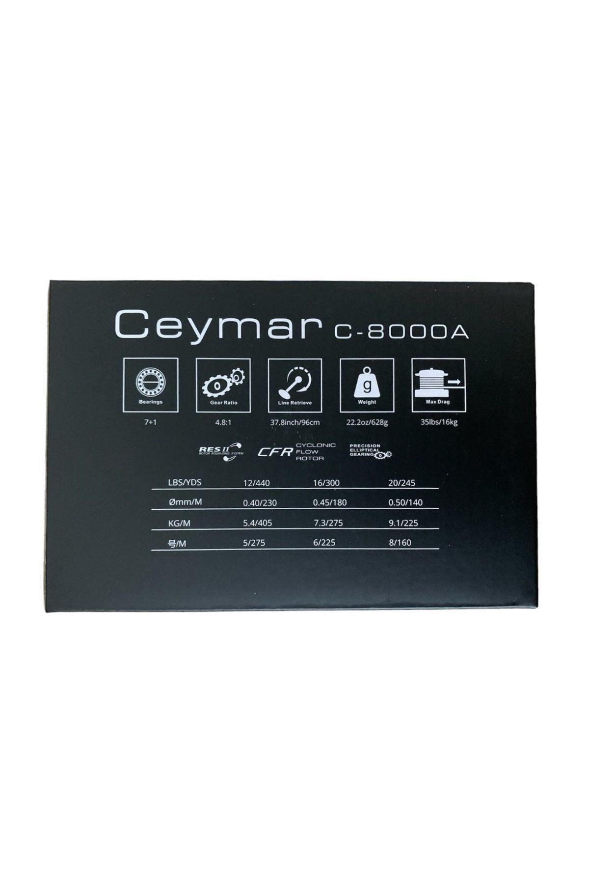 Ceymar C-8000a Dark Grey 7bb 1rb Olta Makinesi