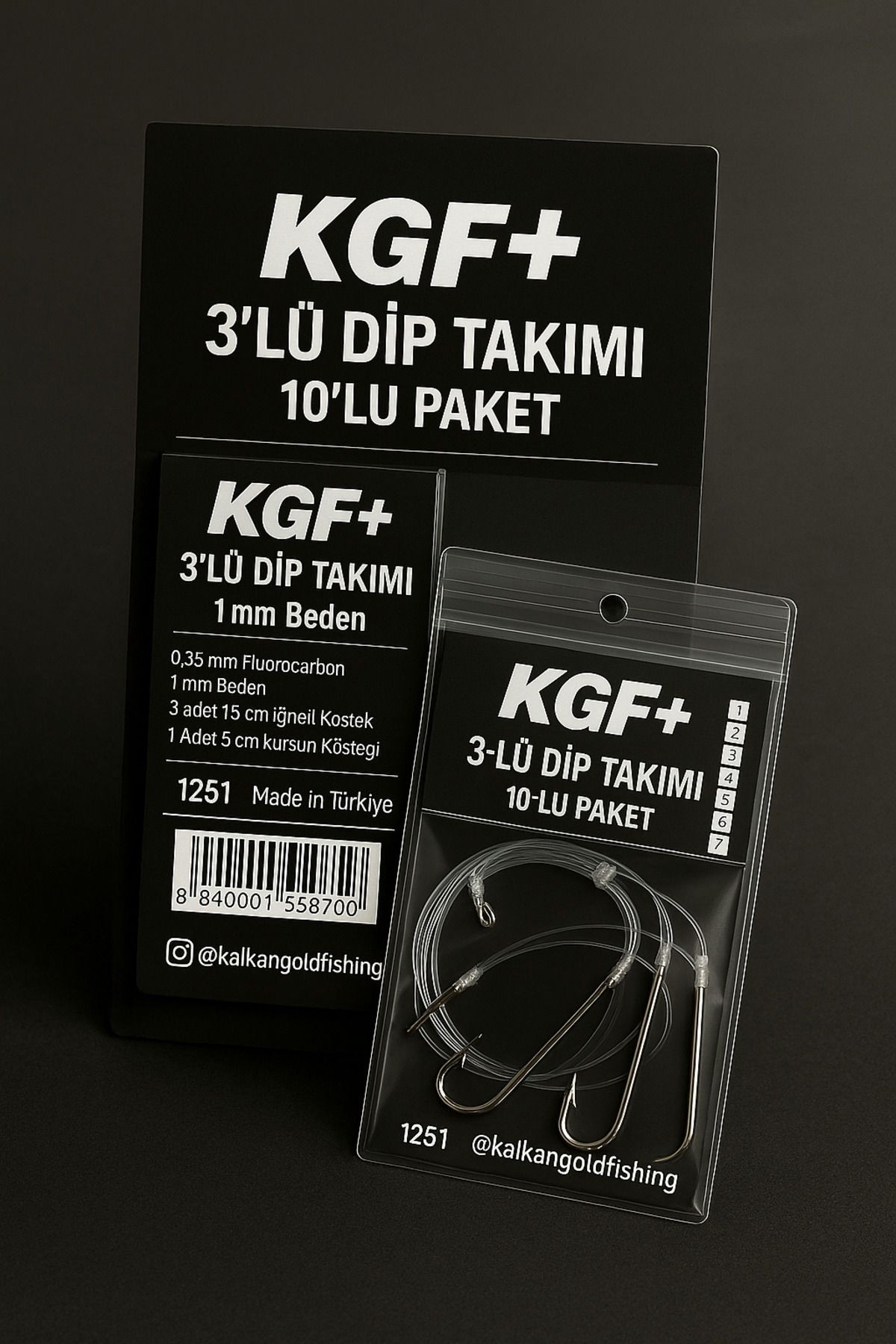 KGF+ HunterDepth 3 Rig 10’lu Dip Takımı