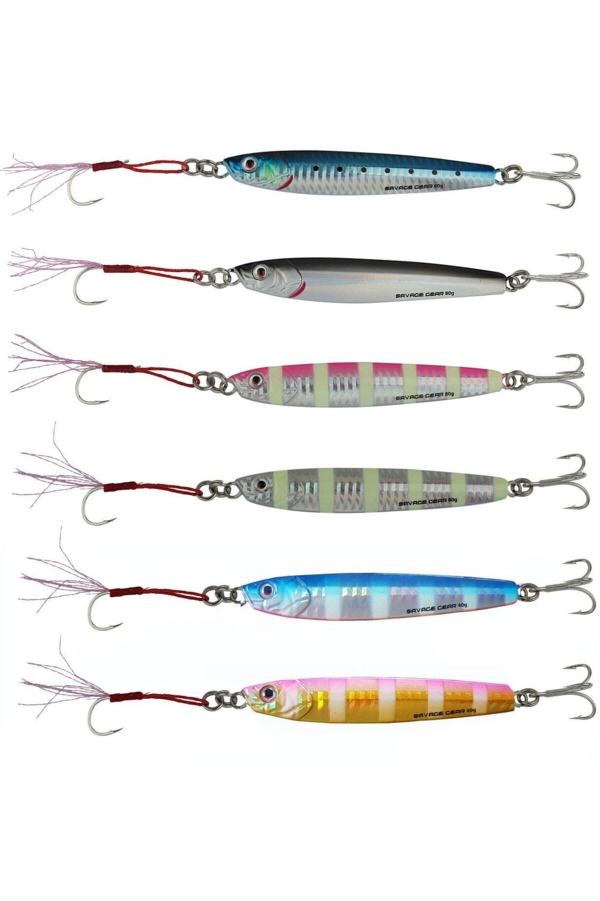 3d Slim Minnow 100 Jig Suni Yem Glow Zebra
