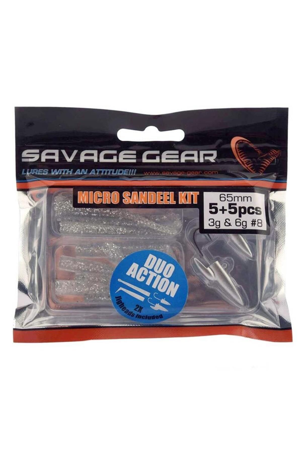 Lrf Micro Sandeel Kit 12 Adet(1+1.5+5) Suni Yem Renk Silver