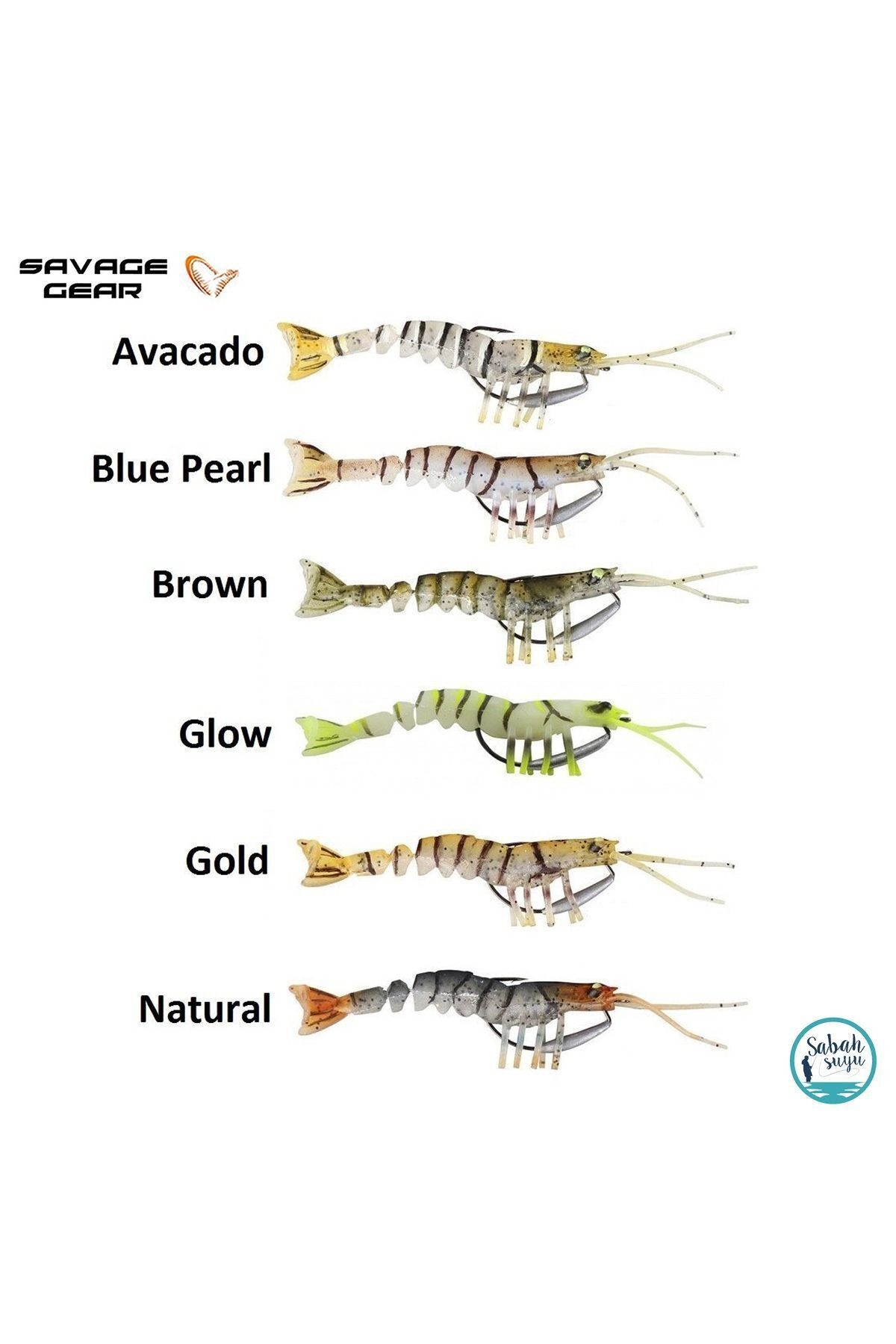 3D TPE Manic Shrimp 6.5cm 4gr Silikon Brown