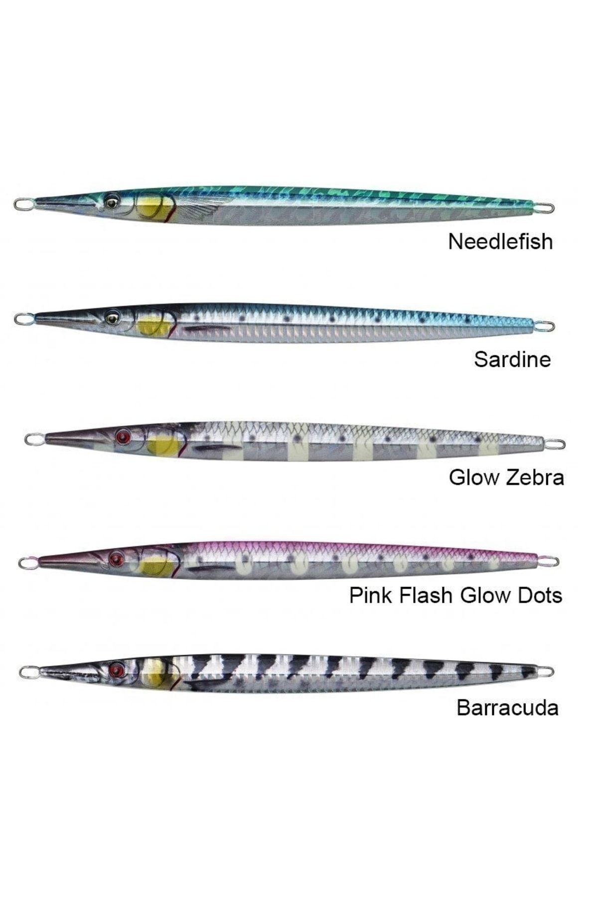 3d Needle Jig 60 gr 17 Cm Jig Yem Glow Zebra
