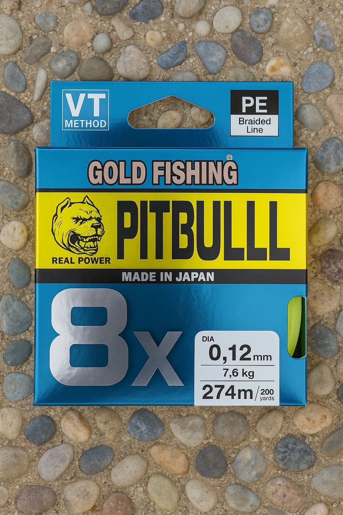 GOLD FISHING PITBULLL 8X PE Örgü Misina – 274 m