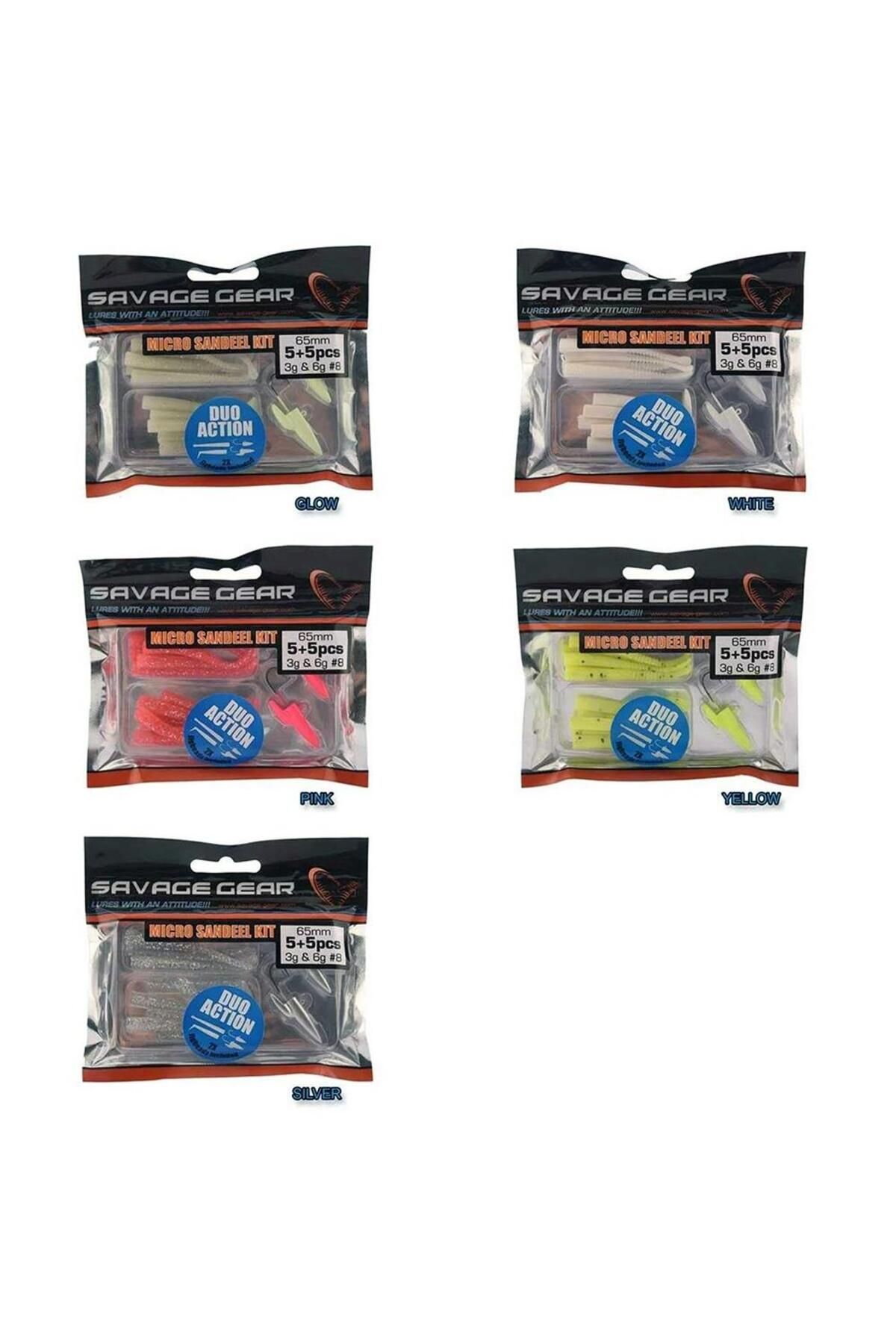 Lrf Micro Sandeel Kit 12 Adet(1+1.5+5) Suni Yem Renk Silver