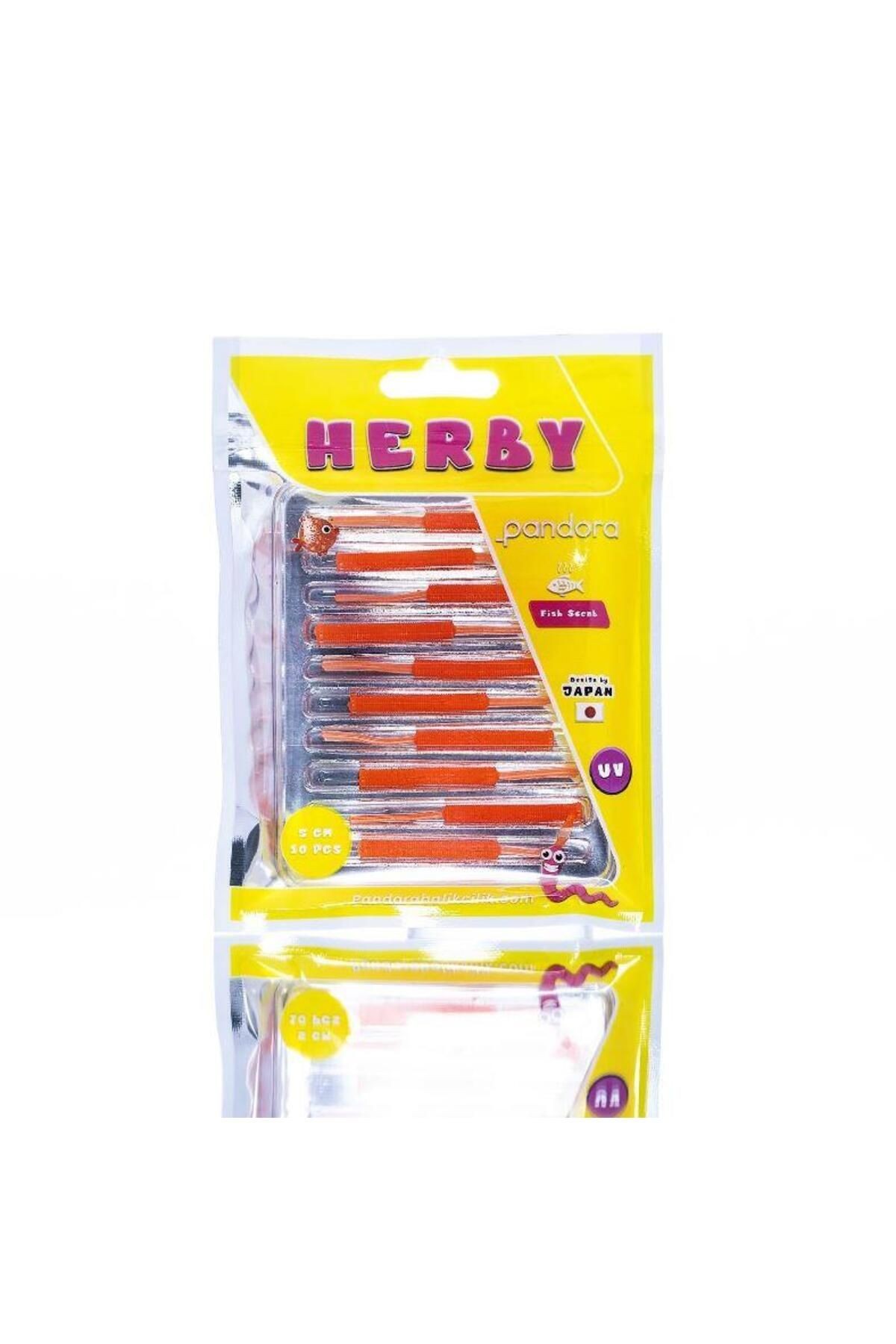 Herby Worm 5cm 10 Parça Lrf Silikon Yem