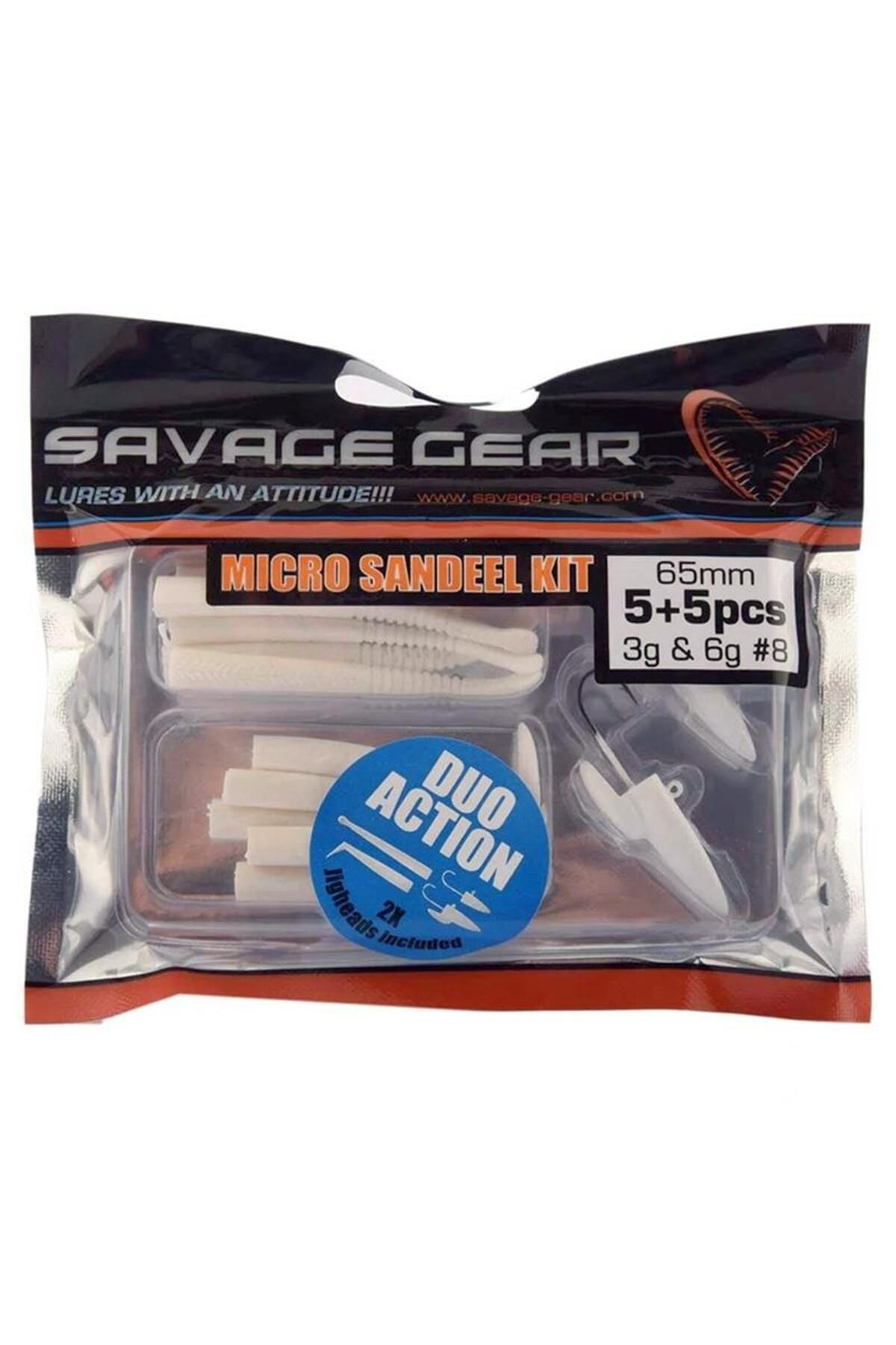 Lrf Micro Sandeel Kit 12 Adet(1+1.5+5) Suni Yem Renk Silver
