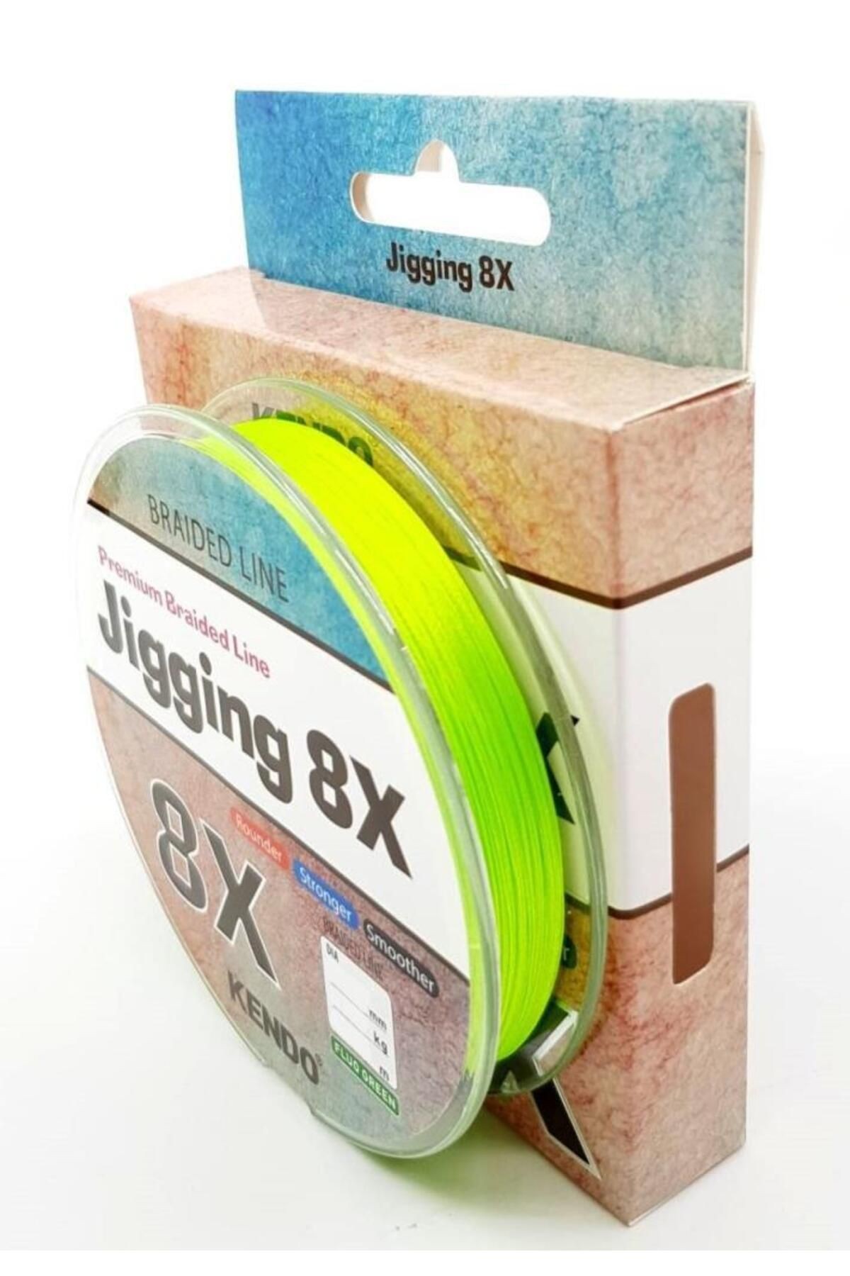 Jigging 8x Flash ( Fluo Green ) Örgü Ip Olta Misinası 300mt 0.28 Mm
