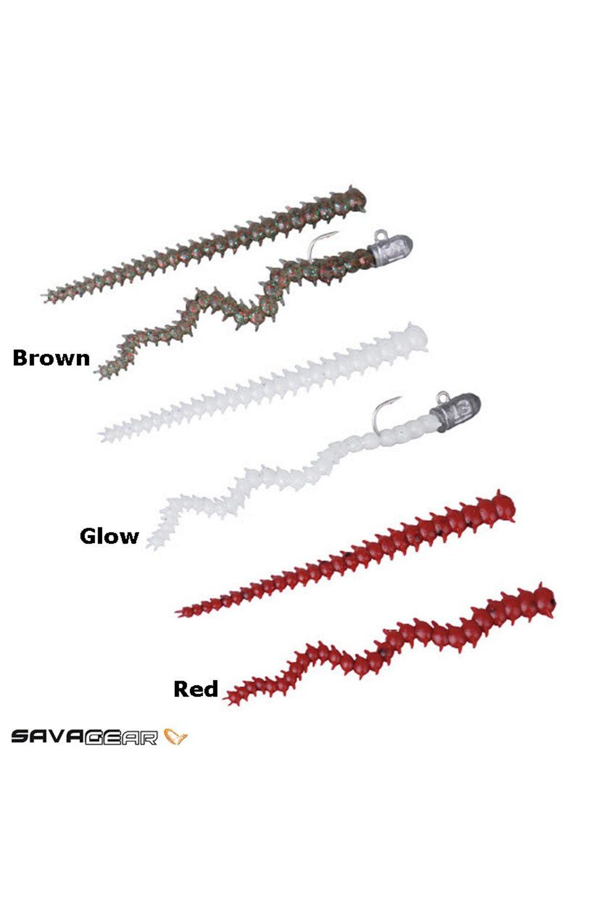 Lrf Ragworm Silikon Yem Kiti (RED. BROWN. GLOW)