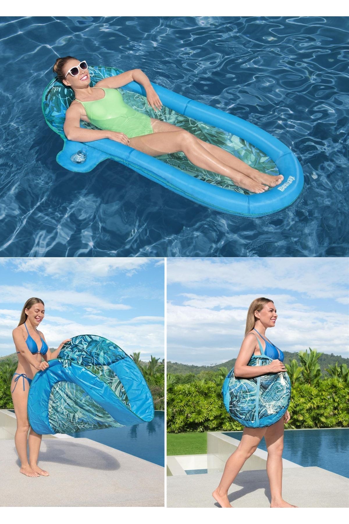 Bardaklıklı Lüks Deniz Yatağı 94 CM X 171 CM