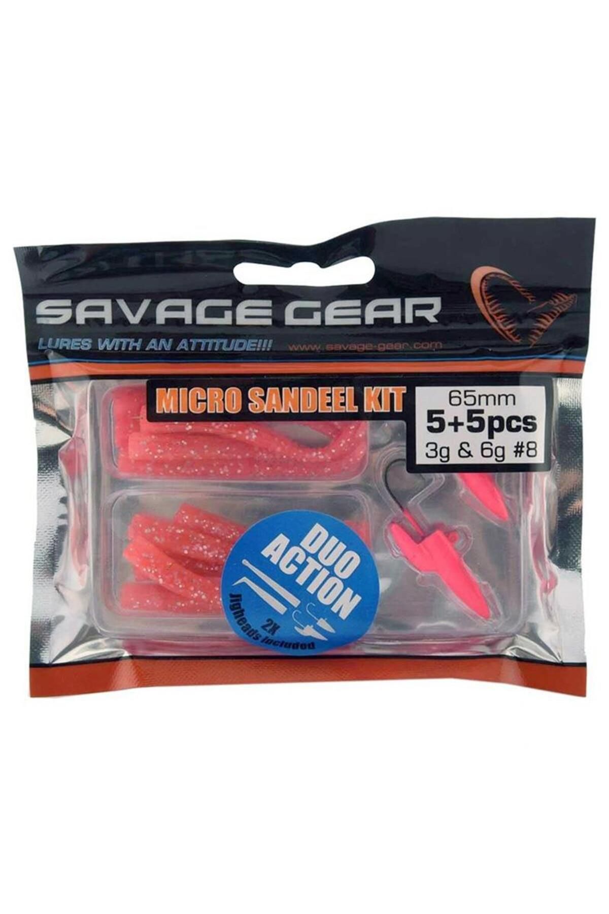 Lrf Micro Sandeel Kit 12 Adet(1+1.5+5) Suni Yem Renk Silver