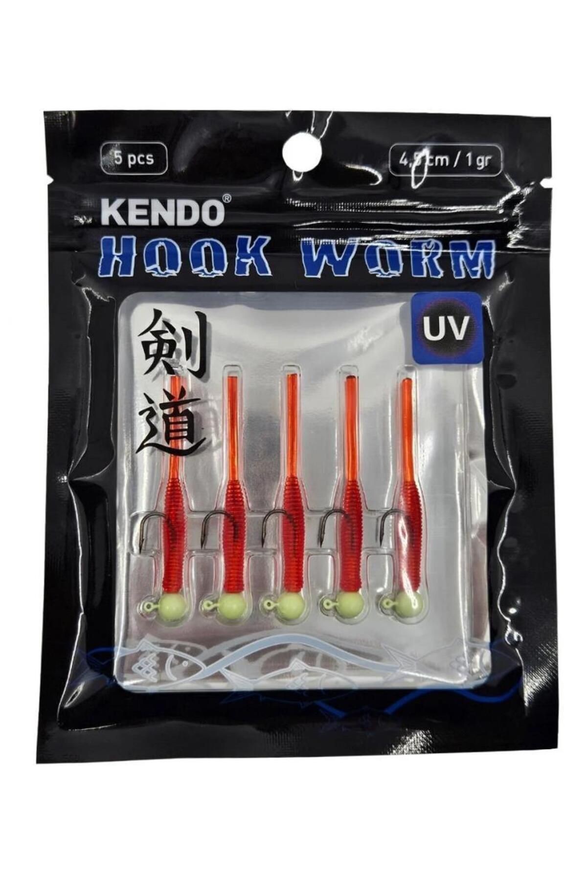 Hook Worm Jighead Lrf Silikonu 1gr 4.5cm 5 Adet