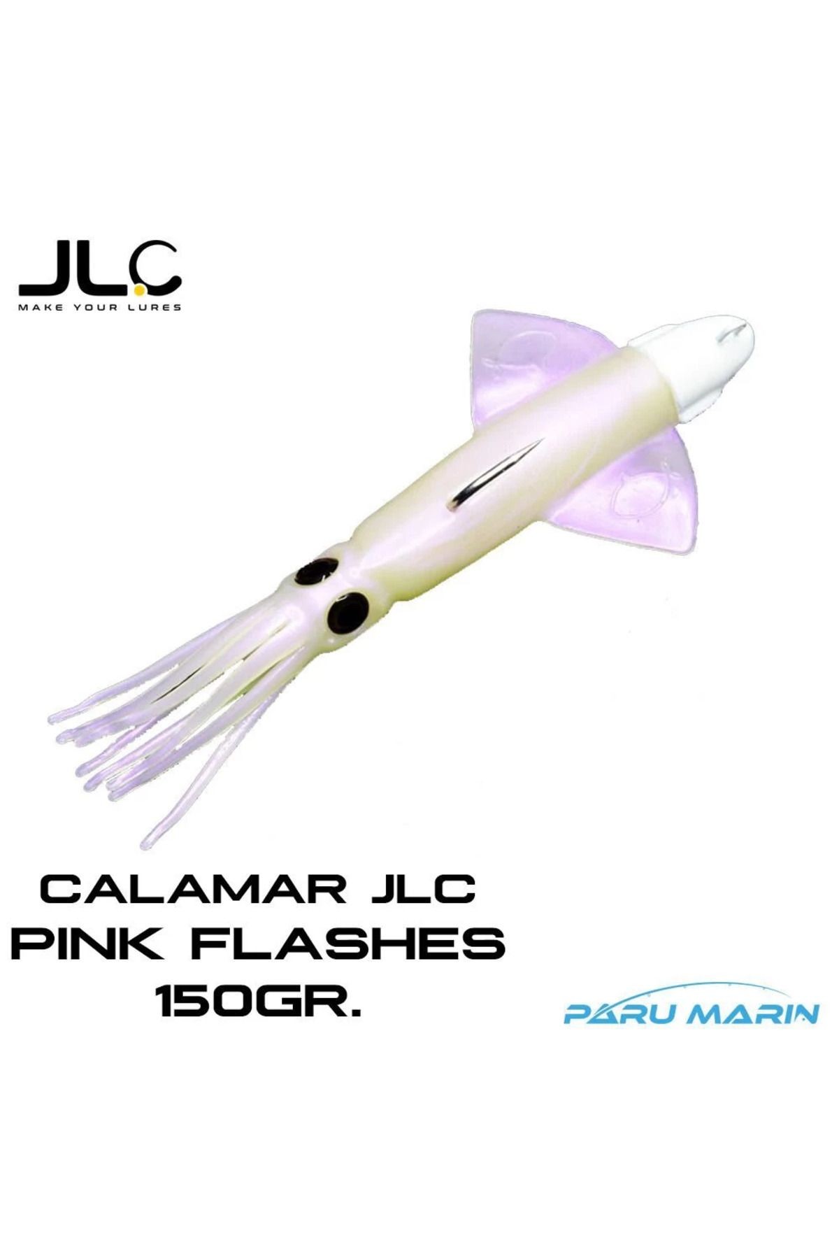 Calamar Jlc 150 Gr. Pink Flashes Silikon Yem
