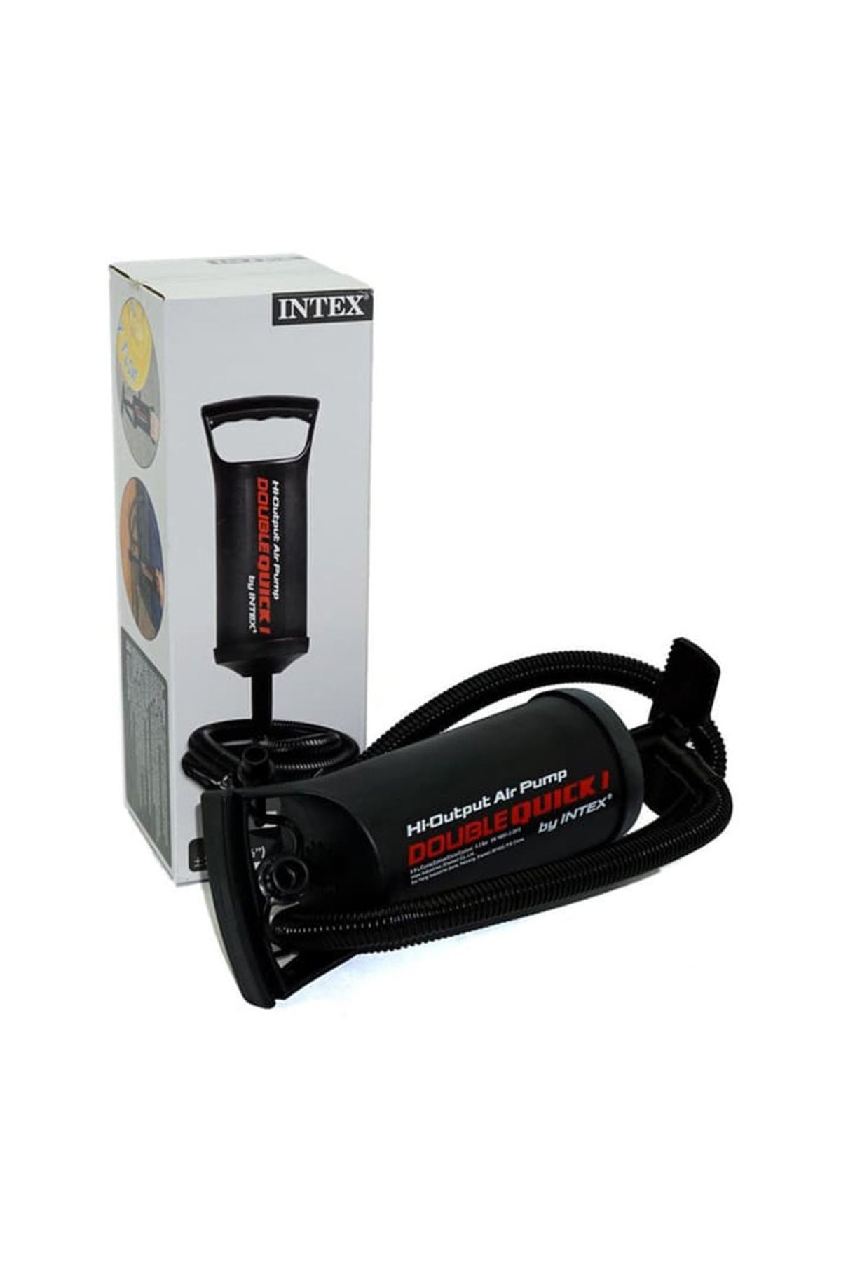 INTEX 68612 DOUBLE QUİCK ÇİFT FONKSİYONLU (DUAL-WAY) EL POMPASI 29 Cm.
