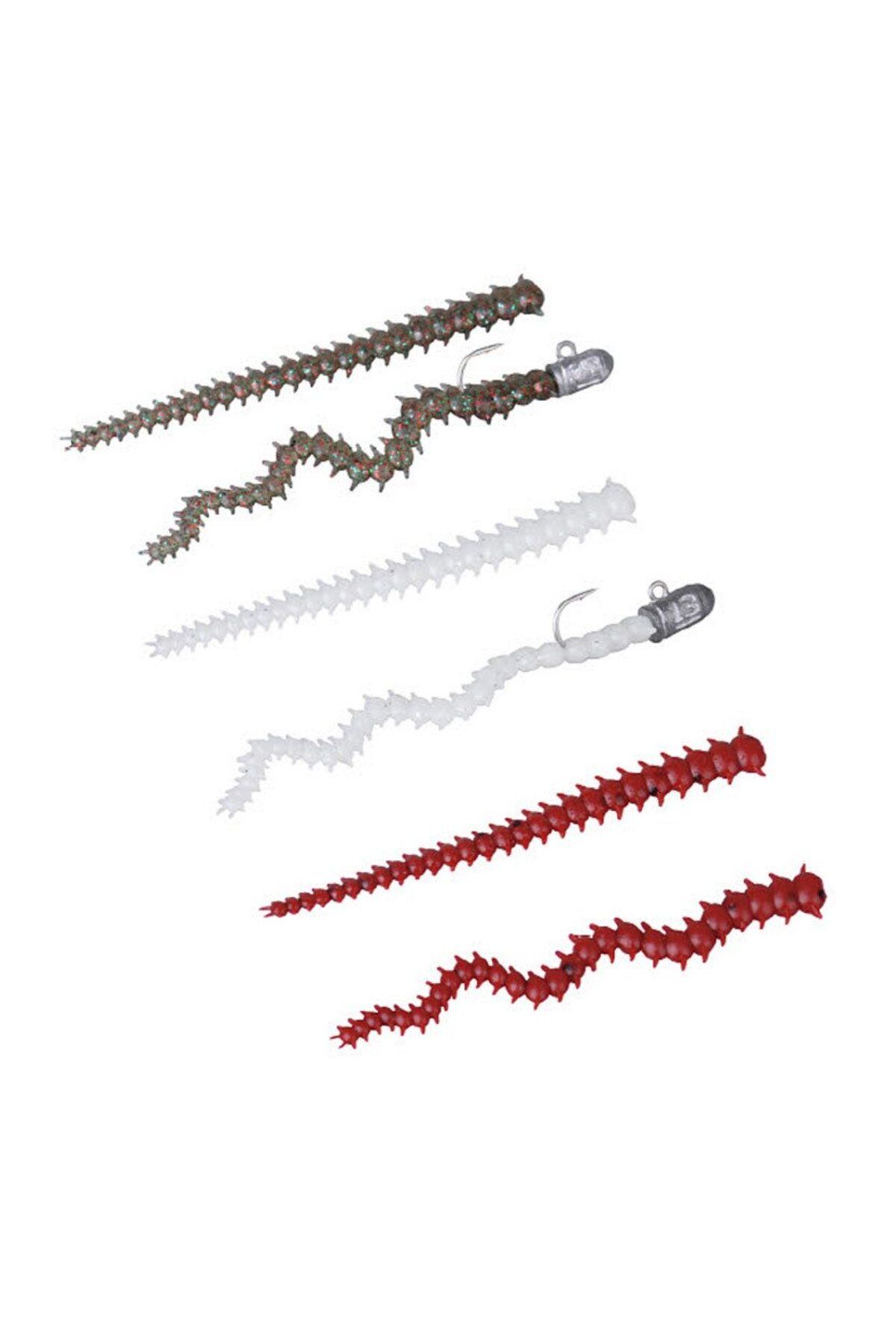 Lrf Ragworm Silikon Yem Kiti (RED. BROWN. GLOW)