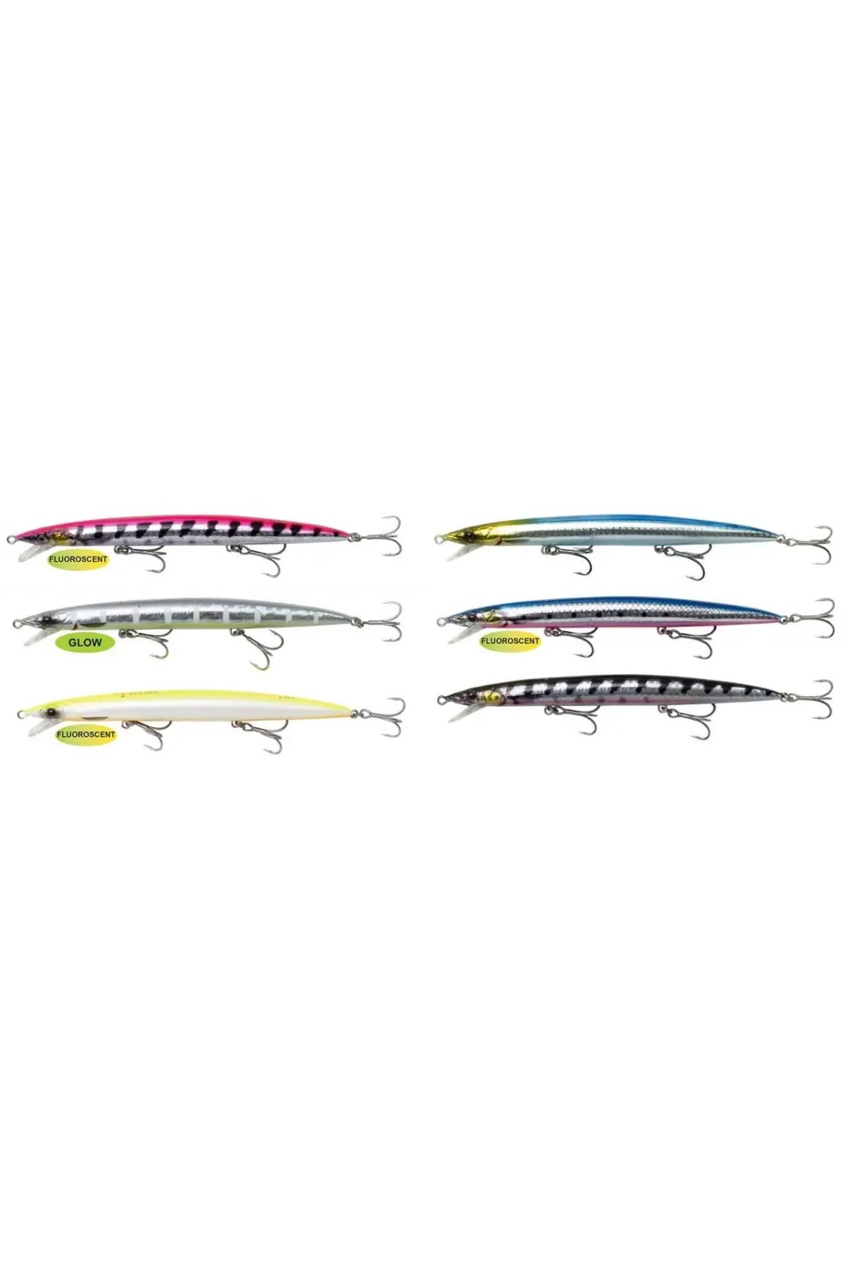 Jerk Minnow 17,5cm 29gr Sinking Suni Yem Zebra Glow