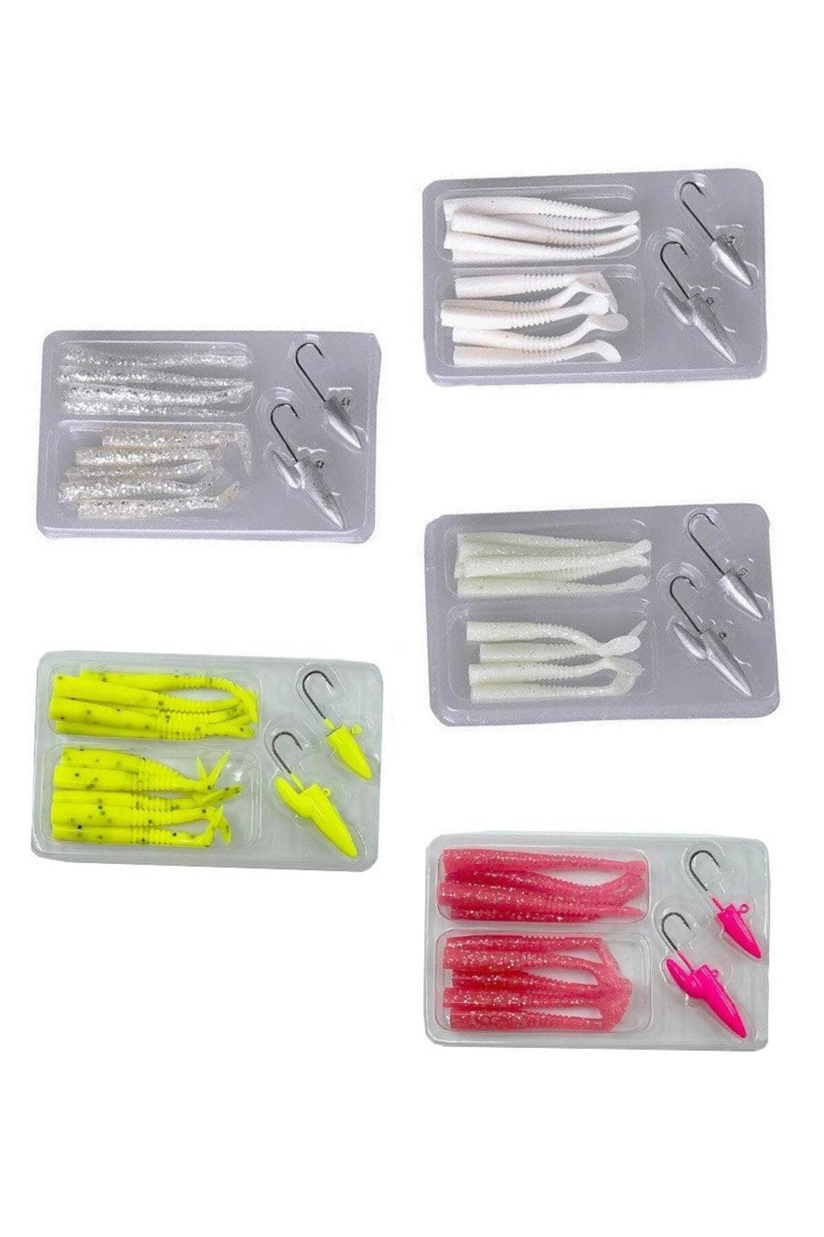 Lrf Micro Sandeel Kit 12 Adet(1+1.5+5) Suni Yem Renk Silver