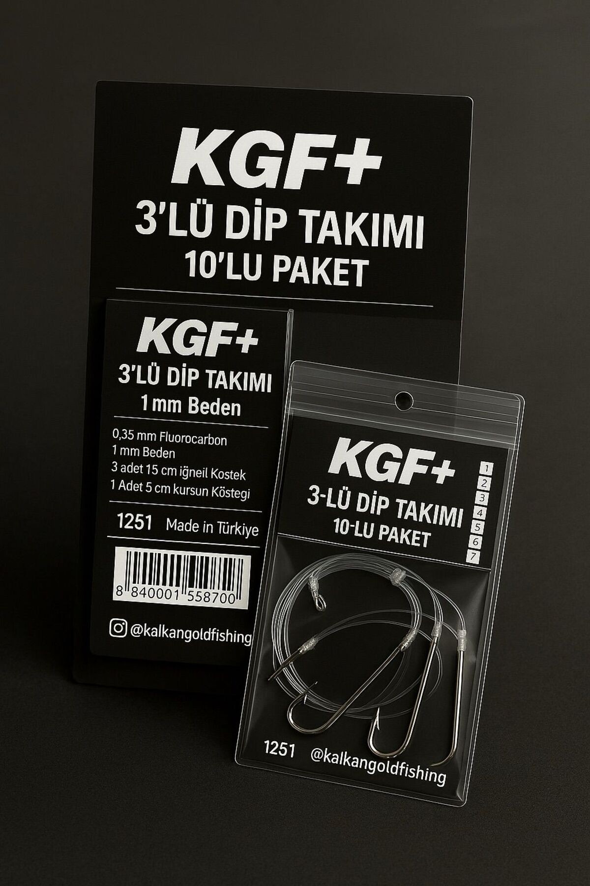 Kgf Hunterdepth 3 Rig 10’lu Dip Takımı
