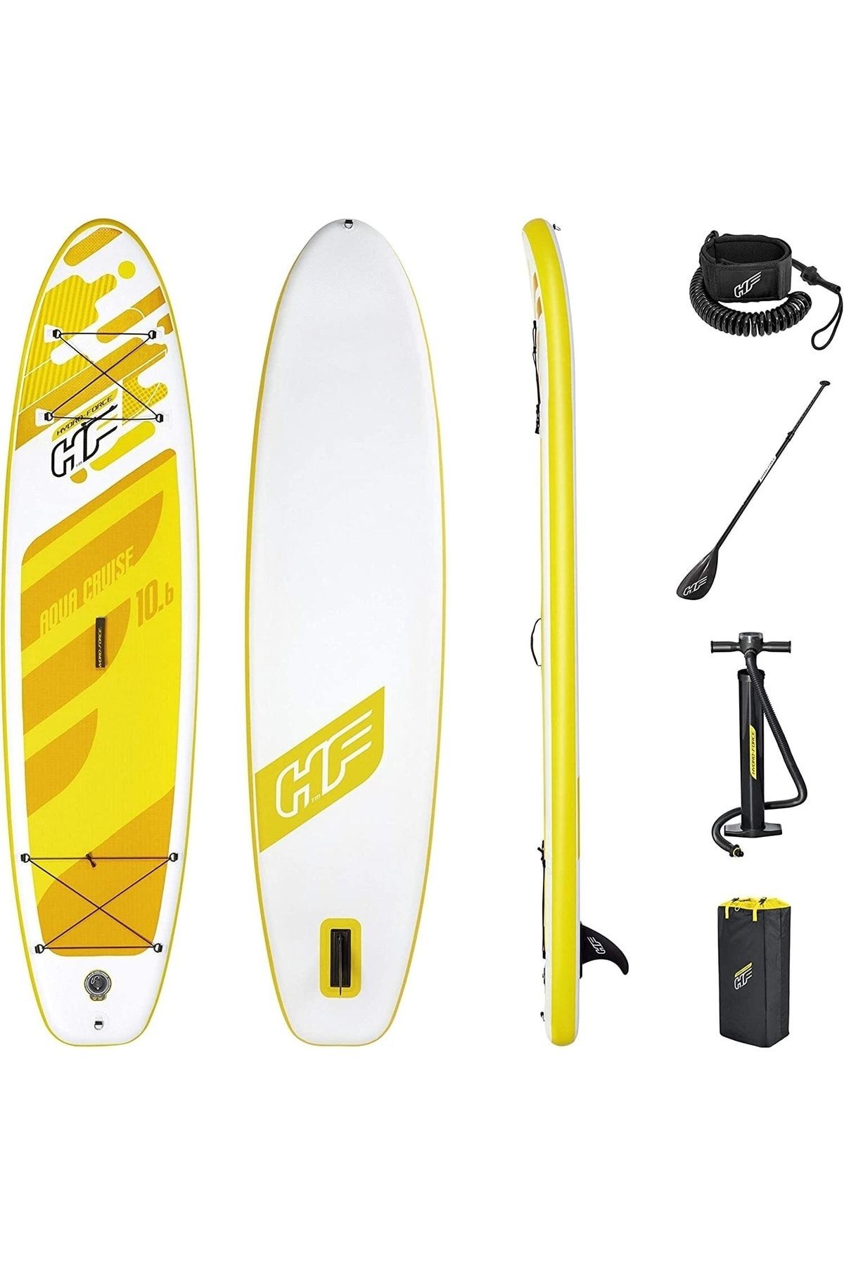 Aqua Cruıse Şişme Kano Paddle Board -çantalı Set Kürek Ve Pompa Dahil 305cm X 84cm X 12cm