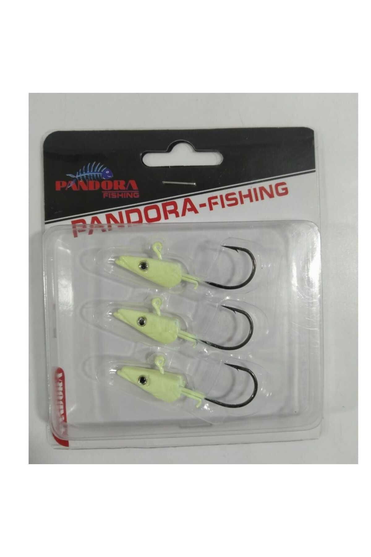 Sandeel 14 GR 3 Adet Jig Head - GLOW HEAD