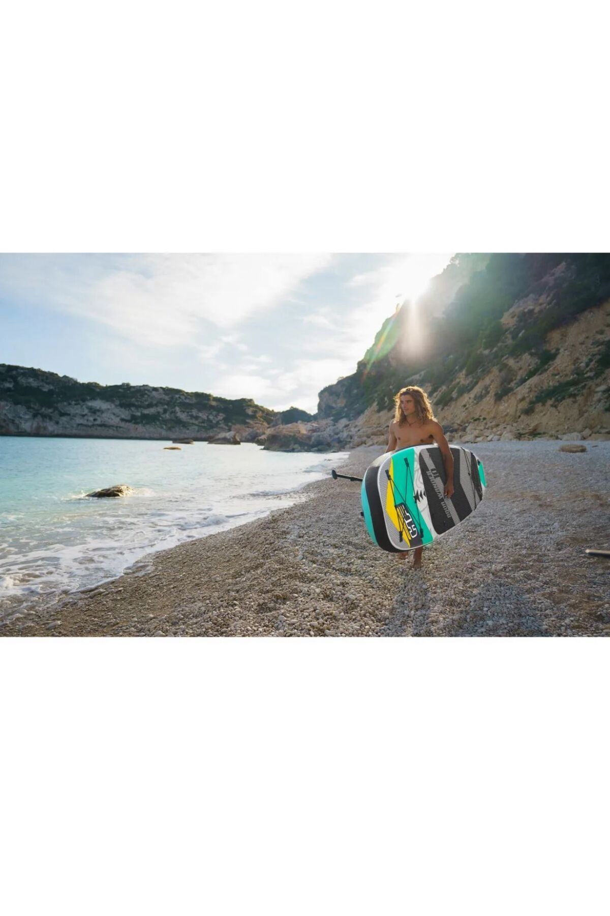 Hydro-Force 65375 Aqua Wander 305x84x12 cm SUP Paddle Board Set