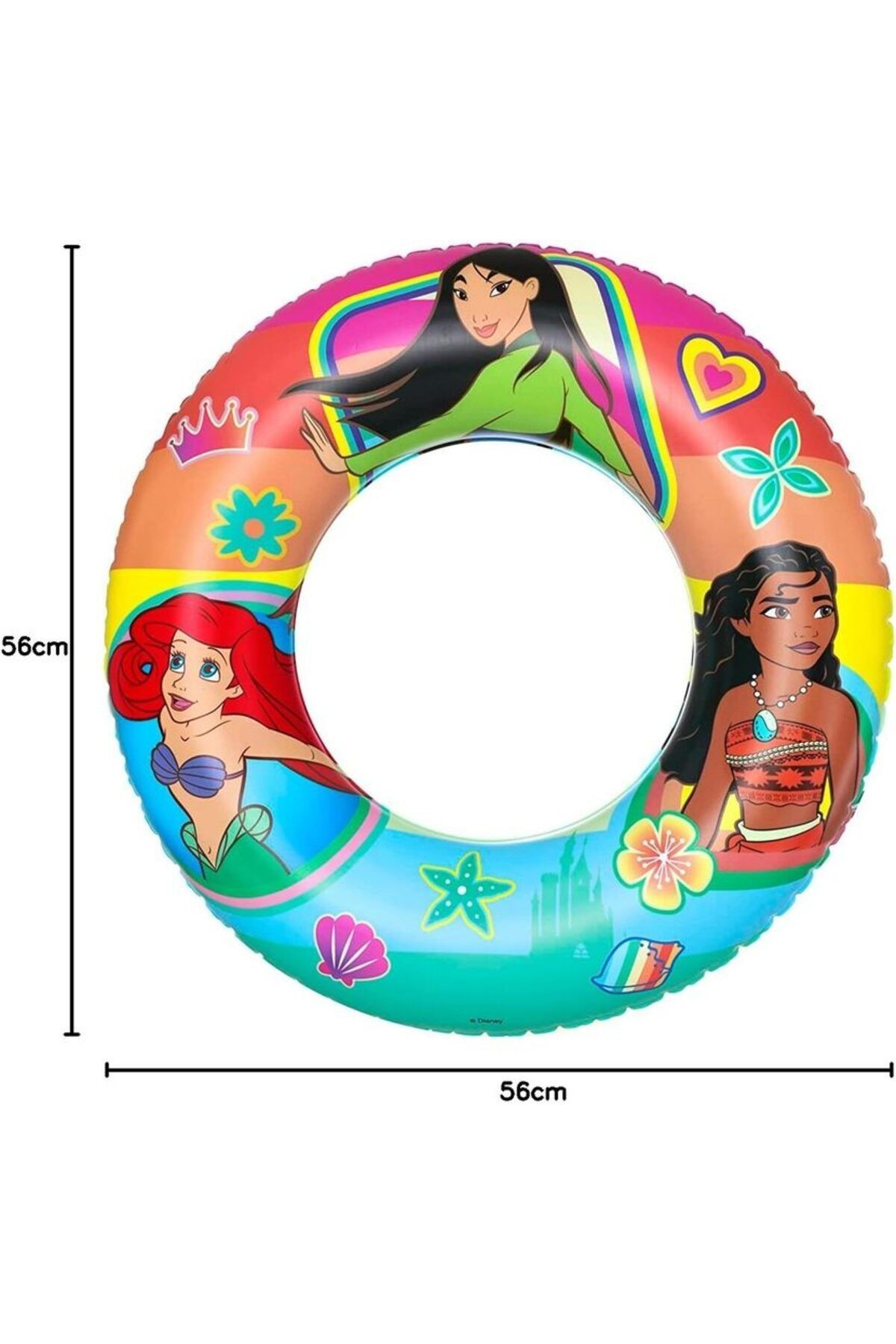 Disney Princess Yüzme Simidi, Çap 56 cm / 3-6 Yaş