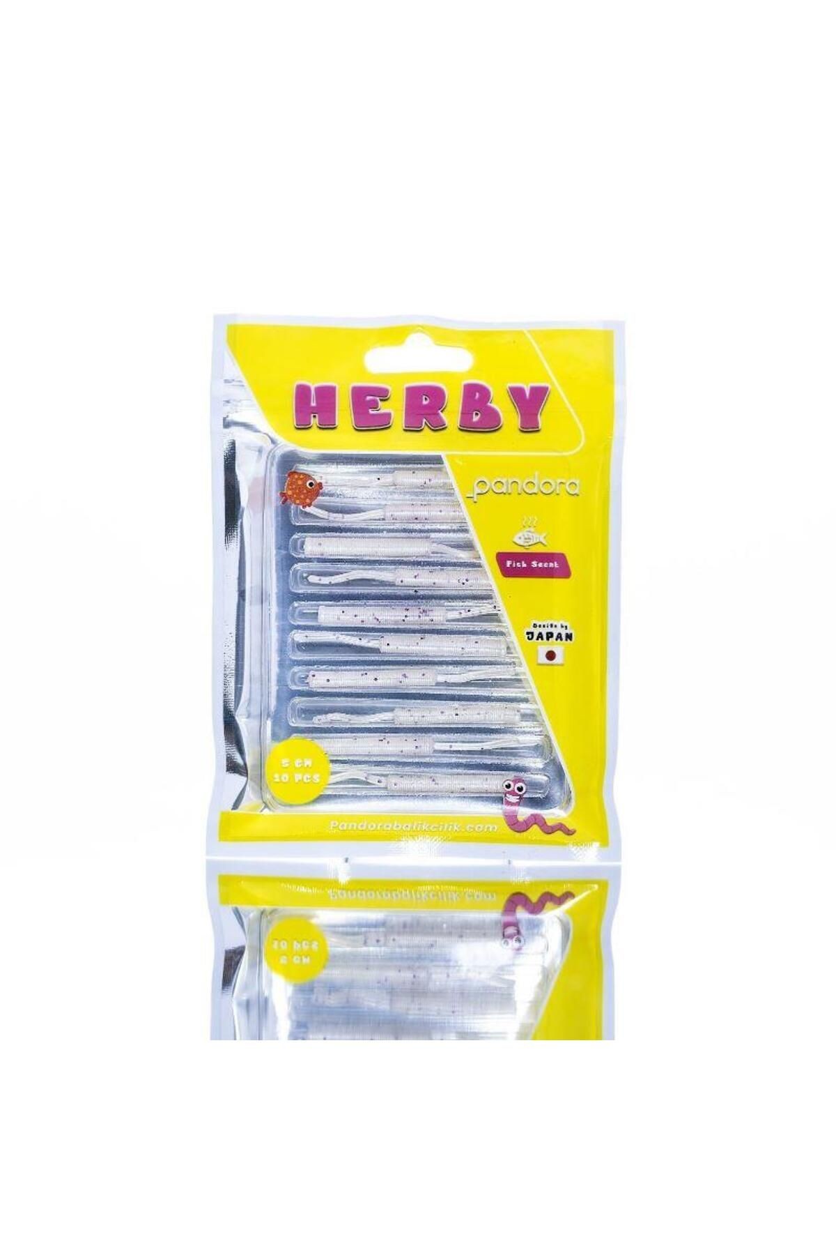 Herby Worm 5cm 10 Parça Lrf Silikon Yem